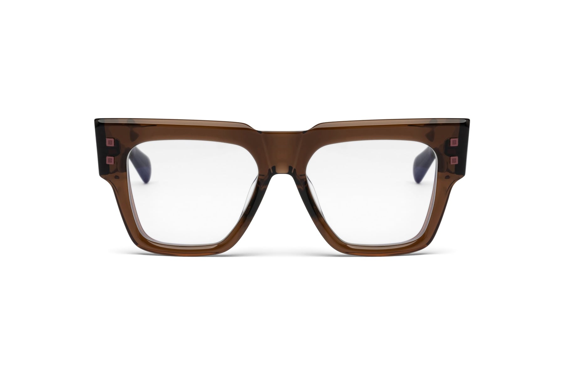 BALMAIN B-ARMY 164C BRN-BRN — Transparent Brown frame
