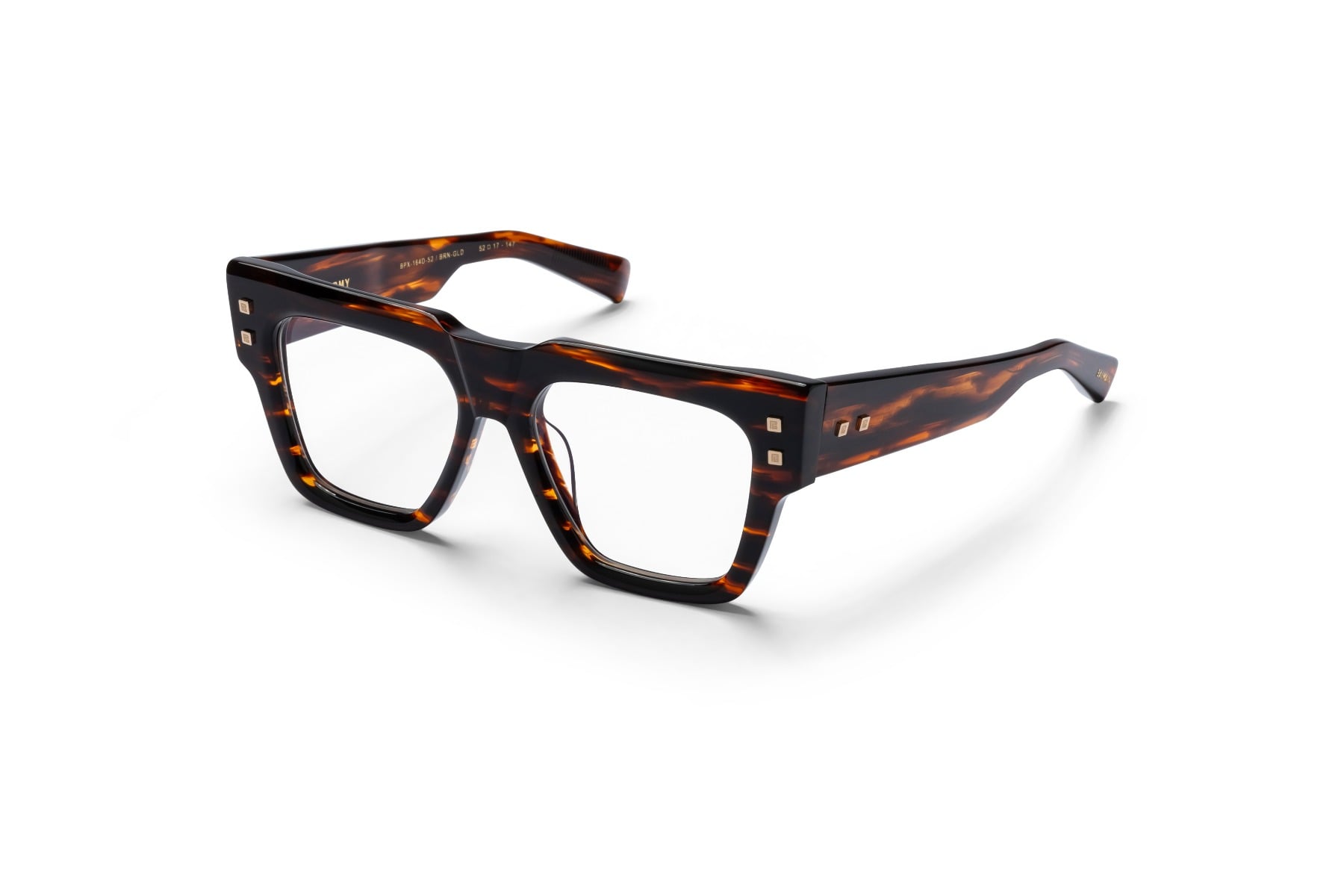 BALMAIN B-ARMY 164D BRN-GLD Frame — Havana frame — view 1