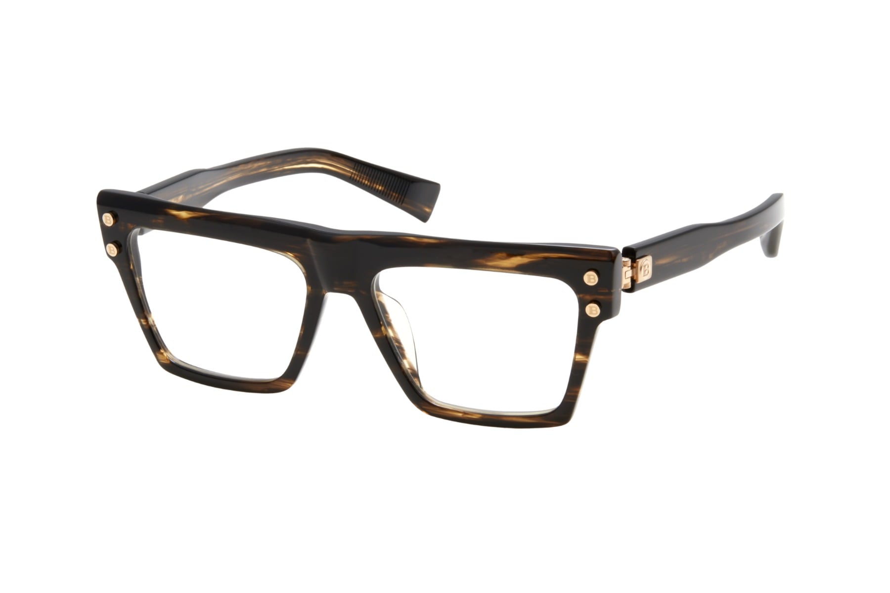 BALMAIN BPX-121B BRN-GLD Frame — Tortoise frame — view 1