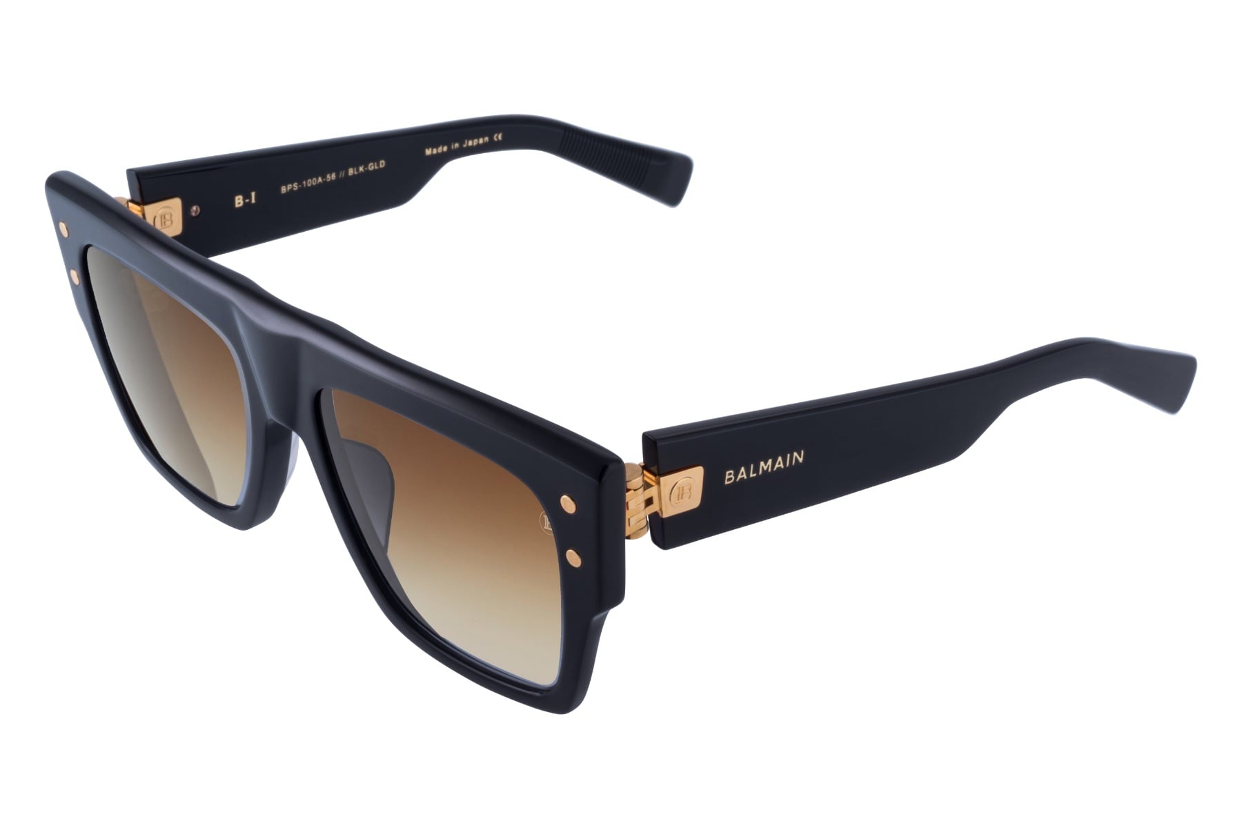 BALMAIN B-I BPS-100E NVY-GLD Sunglass — view 1