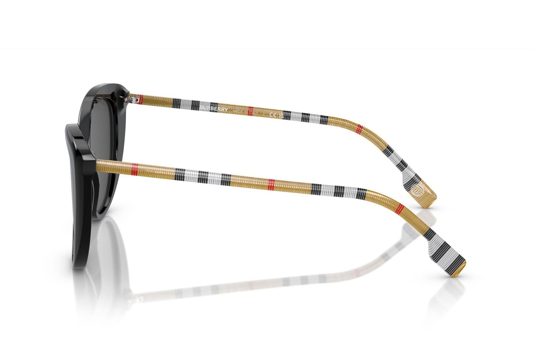 BURBERRY 0BE4407 385387 Sunglass — Black frame — view 3