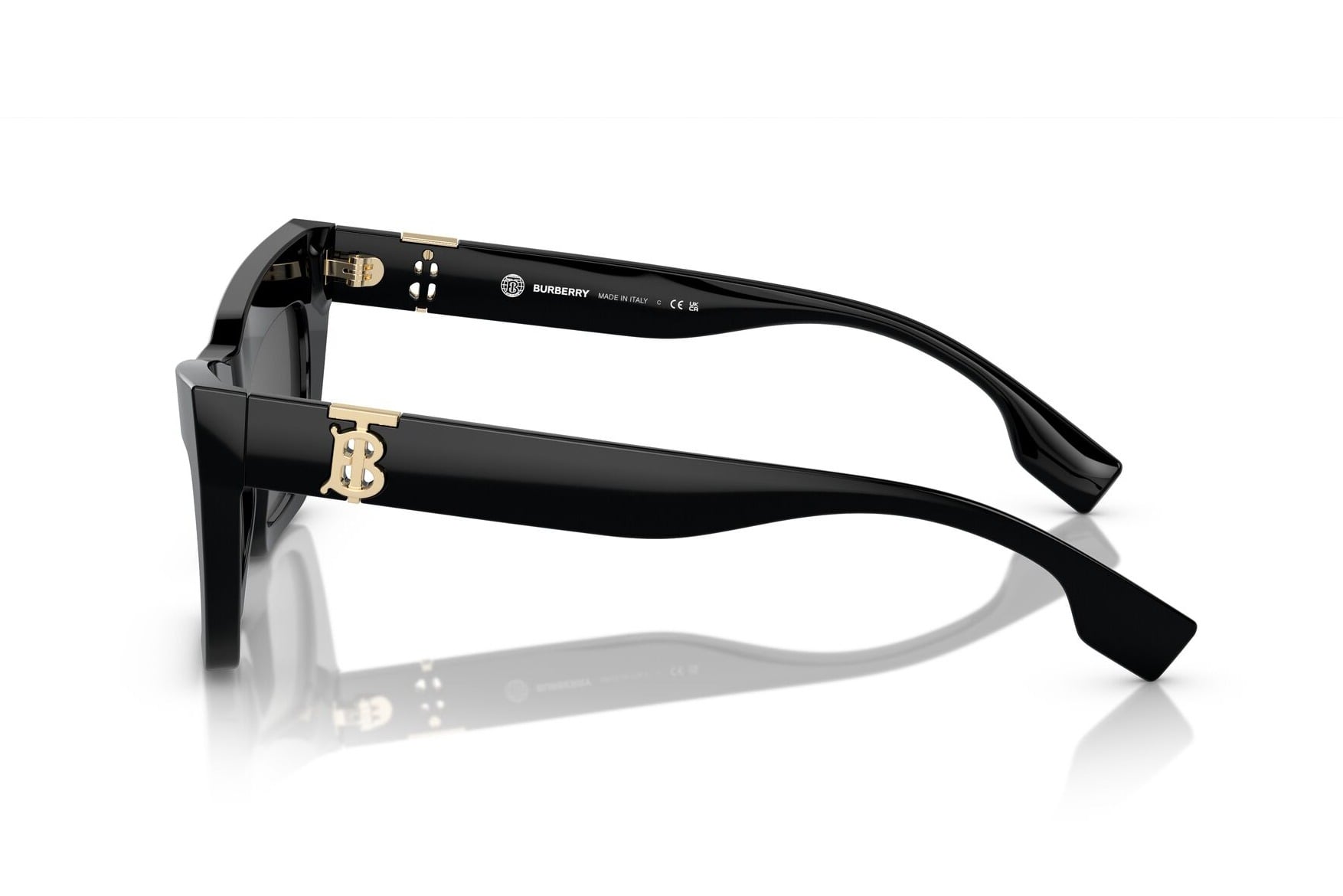 BURBERRY 0BE4405 300187 Sunglass — Black frame — view 3
