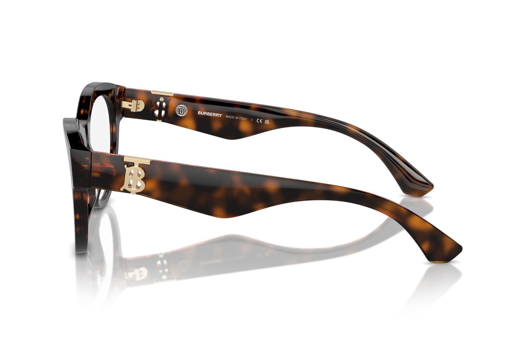 BURBERRY 0BE2404 3002 Frame — Havana frame — view 3