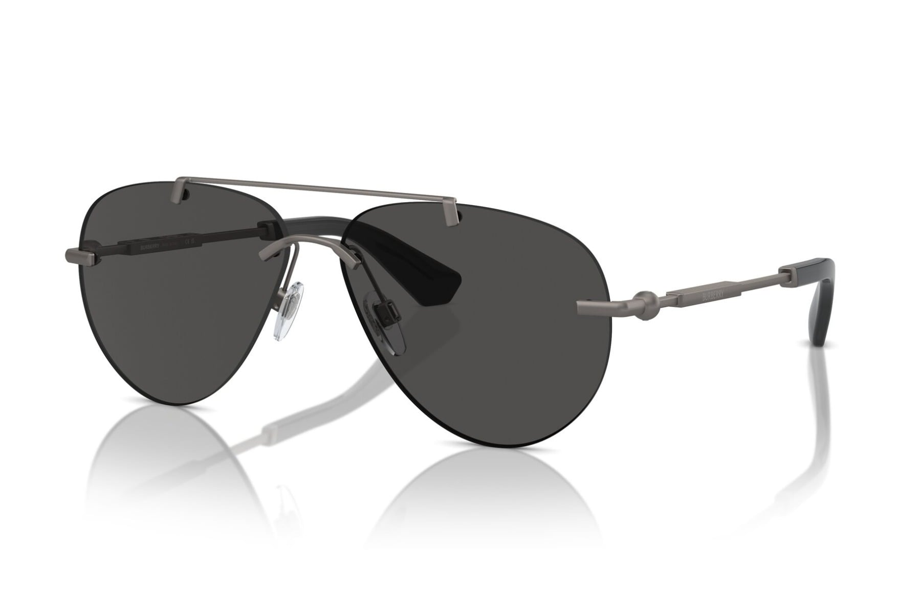 BURBERRY 0BE3151 131687 Sunglass — Grey frame — view 3