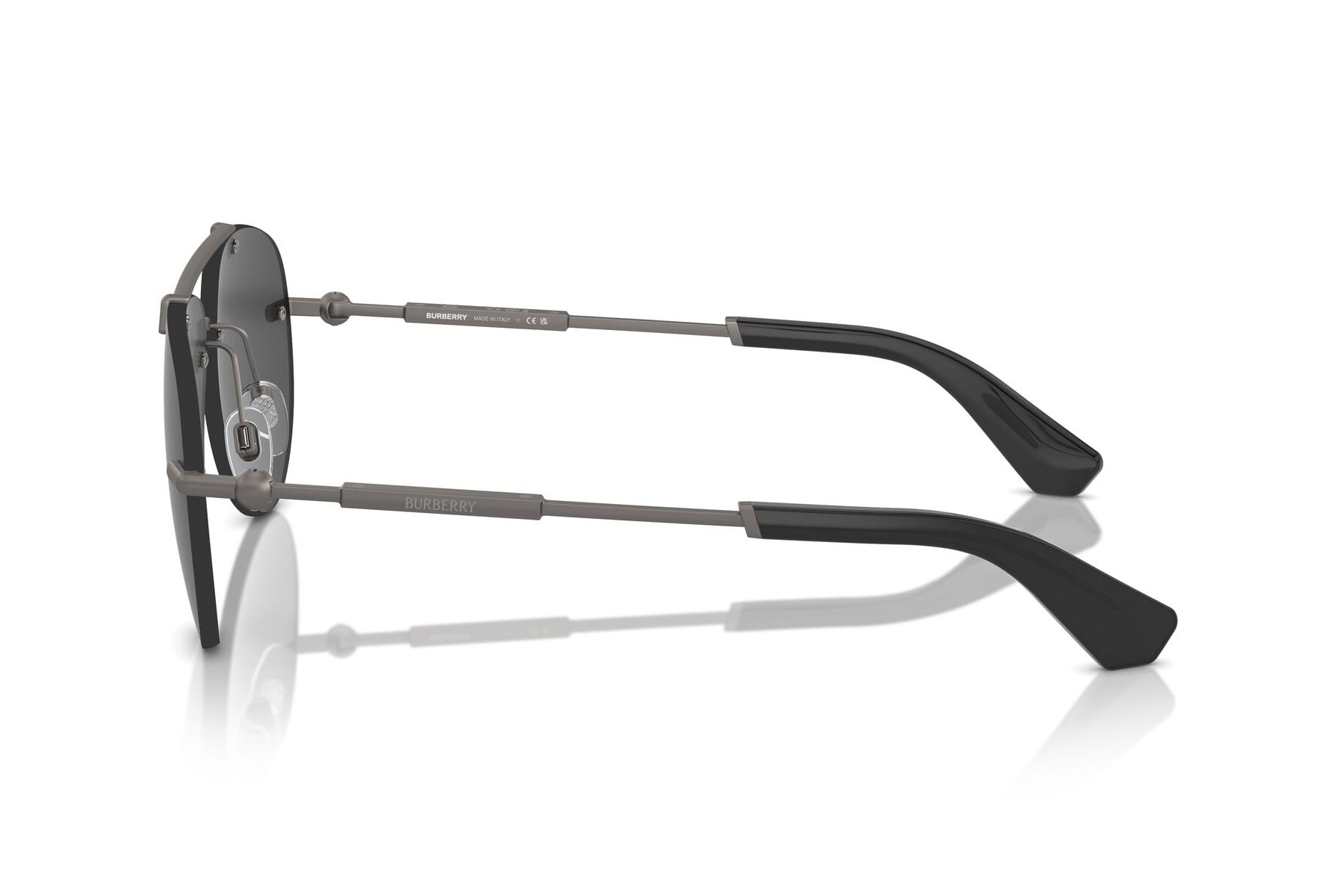BURBERRY 0BE3151 131687 Sunglass — Grey frame — view 2