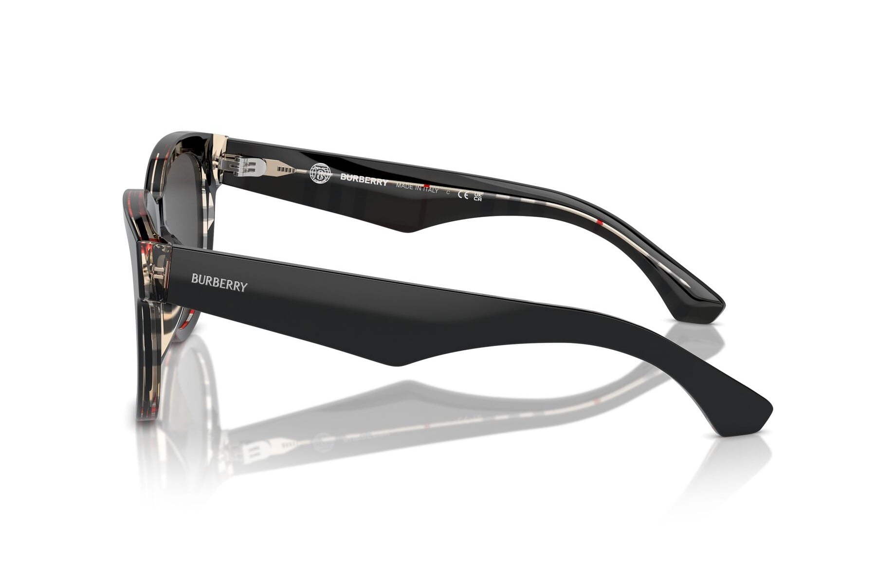 BURBERRY 0BE4432-U 4121/87 Sunglass — Black frame — view 3