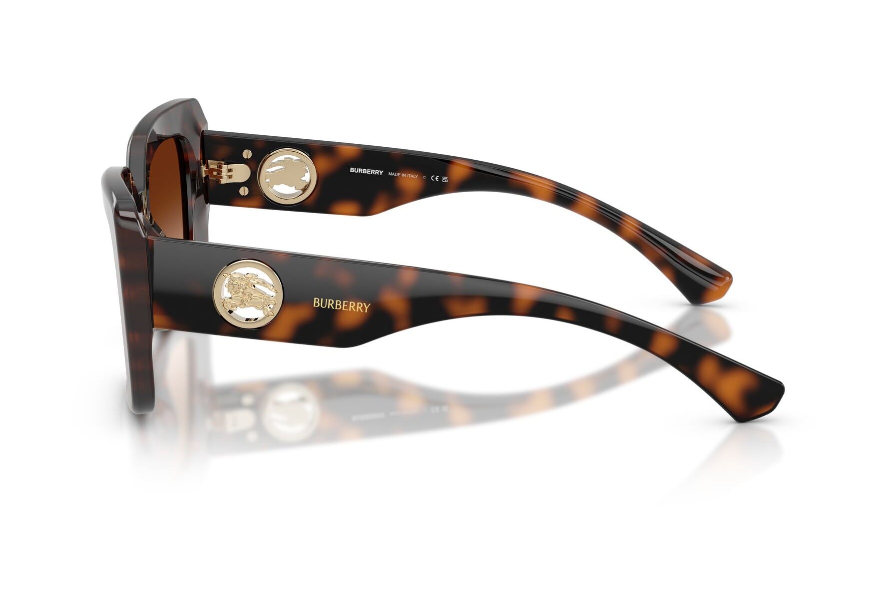 BURBERRY 0BU4476 300274 Sunglass — Havana frame — view 3