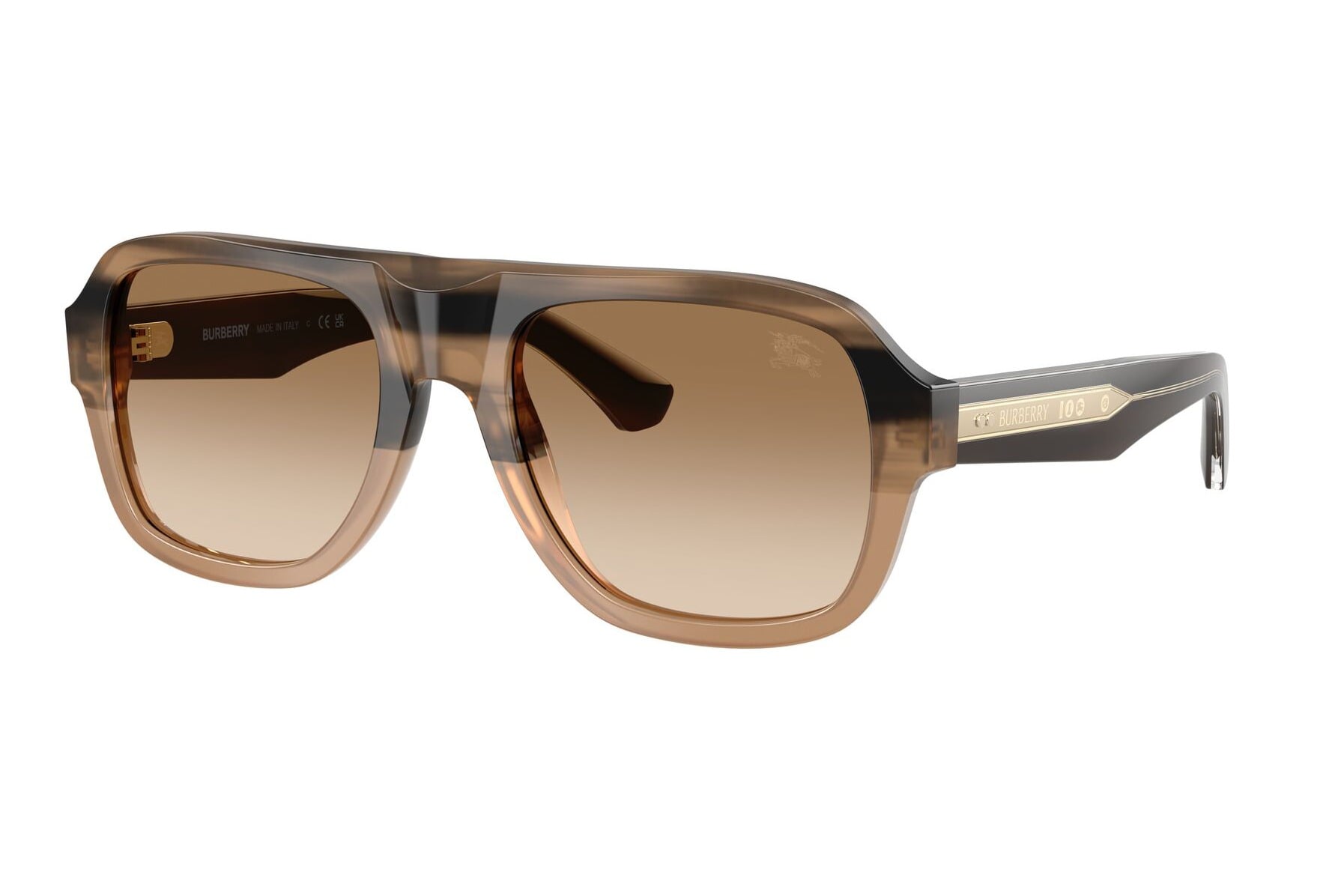BURBERRY 0BE4478 420789 Sunglass — Brown frame — view 1