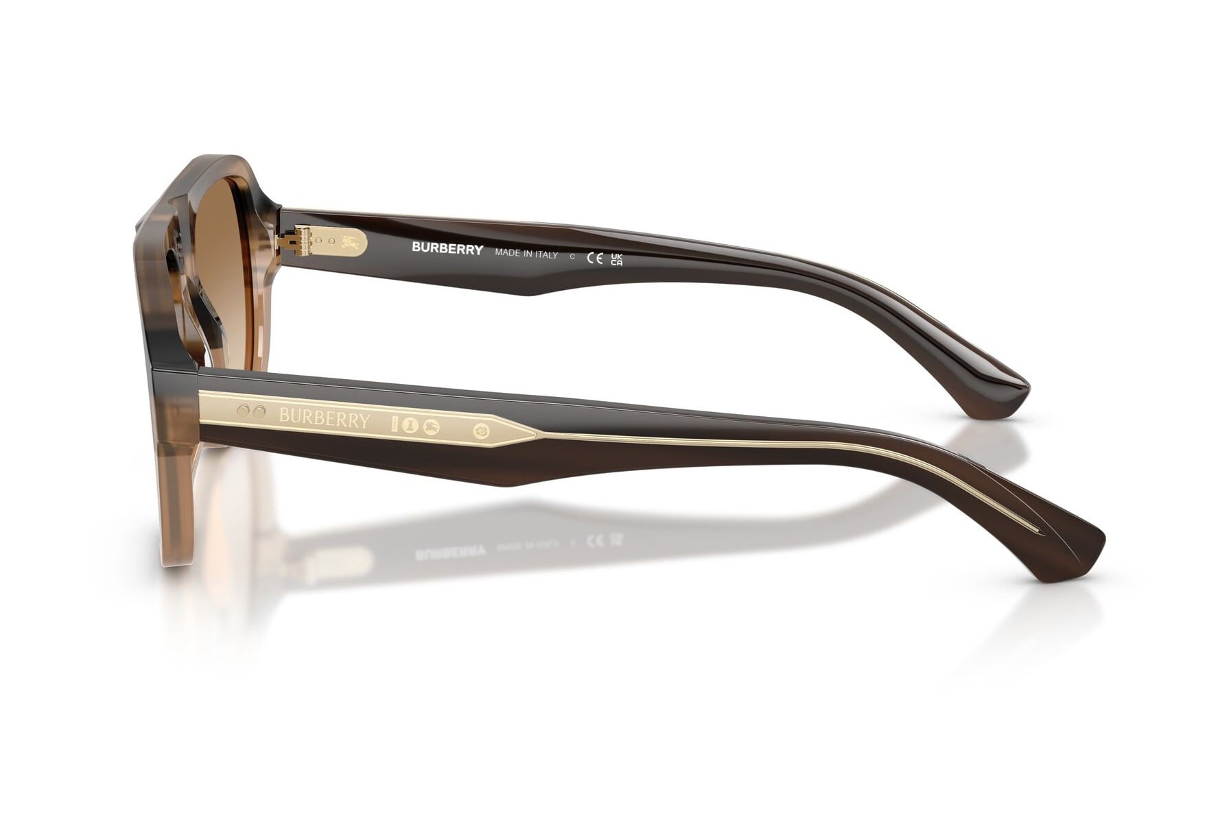 BURBERRY 0BE4478 420789 Sunglass — Brown frame — view 3