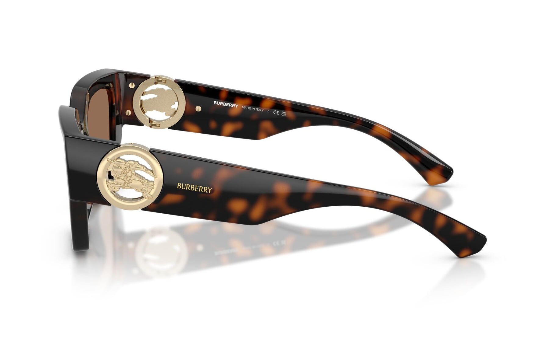 BURBERRY 0BE4472U 300273 Sunglass — Havana frame — view 3