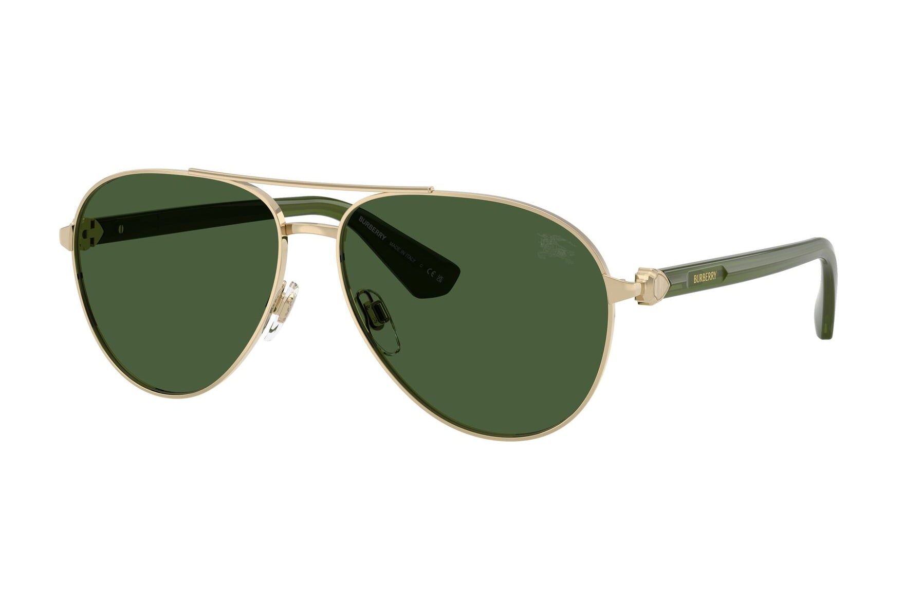 BURBERRY 0BE3167 110971 Sunglass — Light Gold frame — view 1