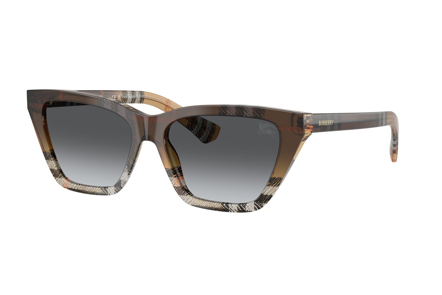 BURBERRY 0BE4468 4202T3 Sunglass — Light Brown frame — view 1