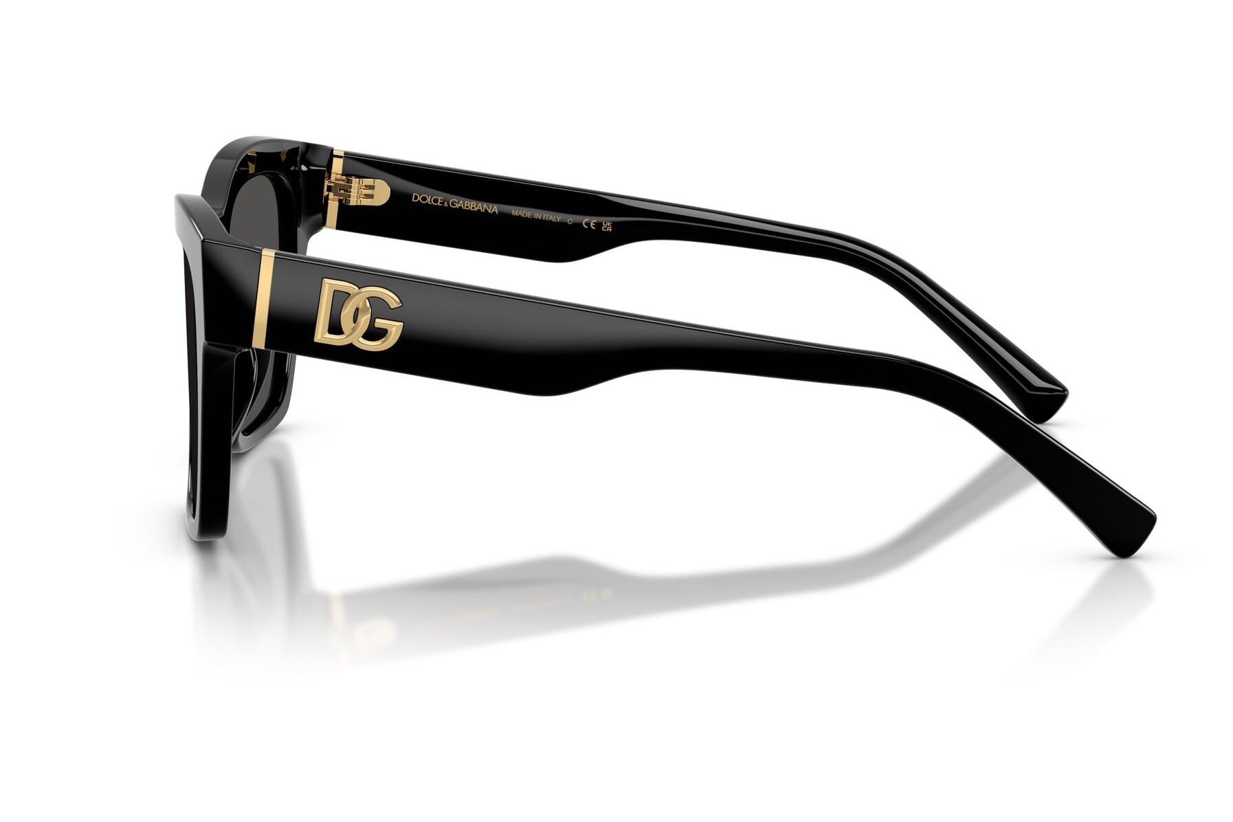DOLCE & GABBANA 0DG4512 501/87 Sunglass — Black frame — view 3