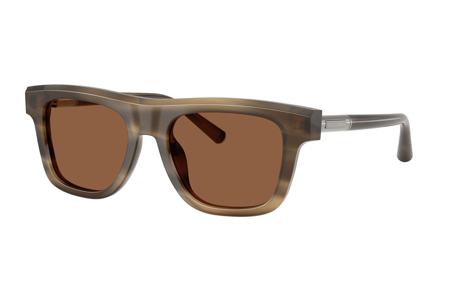DOLCE & GABBANA 0DG4521 3200OK Sunglass — Light Brown frame — view 1