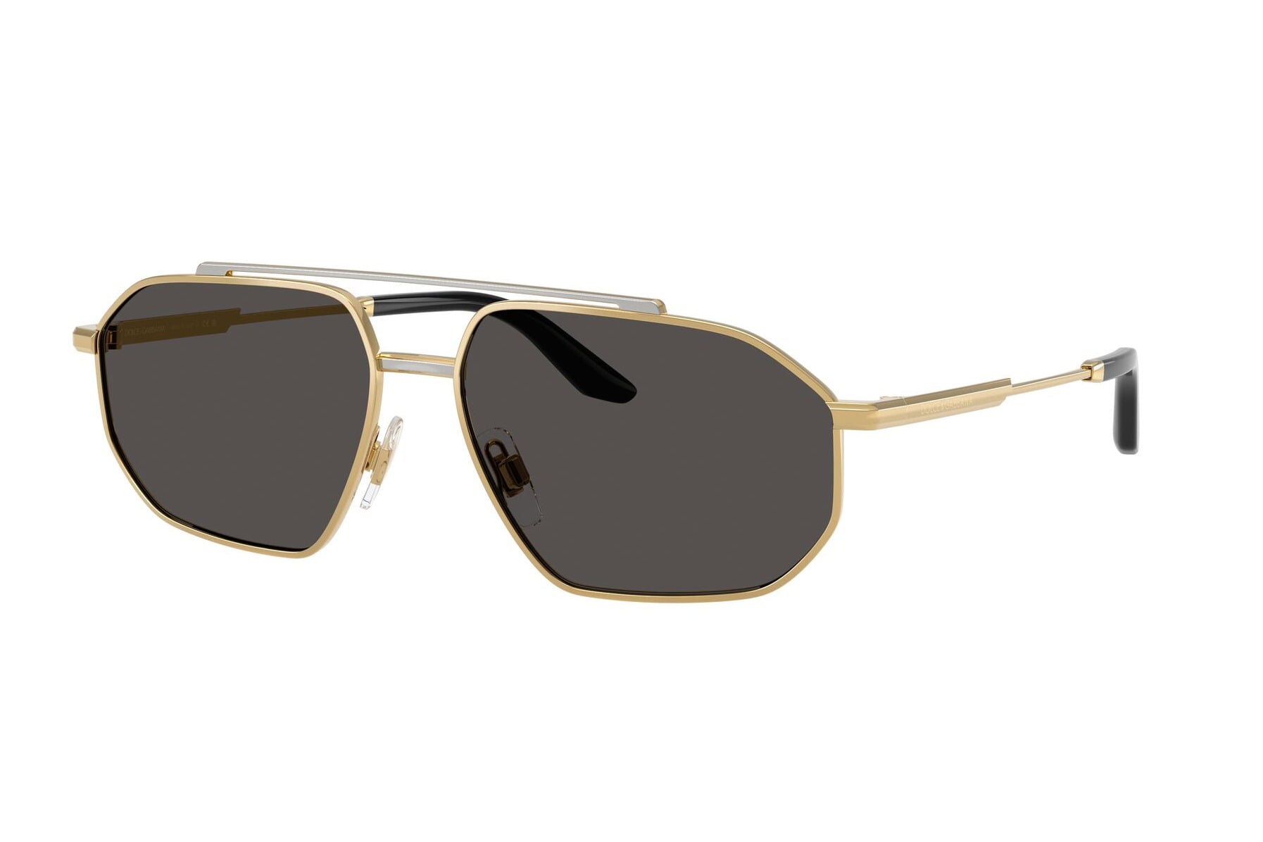 DOLCE & GABBANA 0DG2328 131387 Sunglass — Gold frame — view 1
