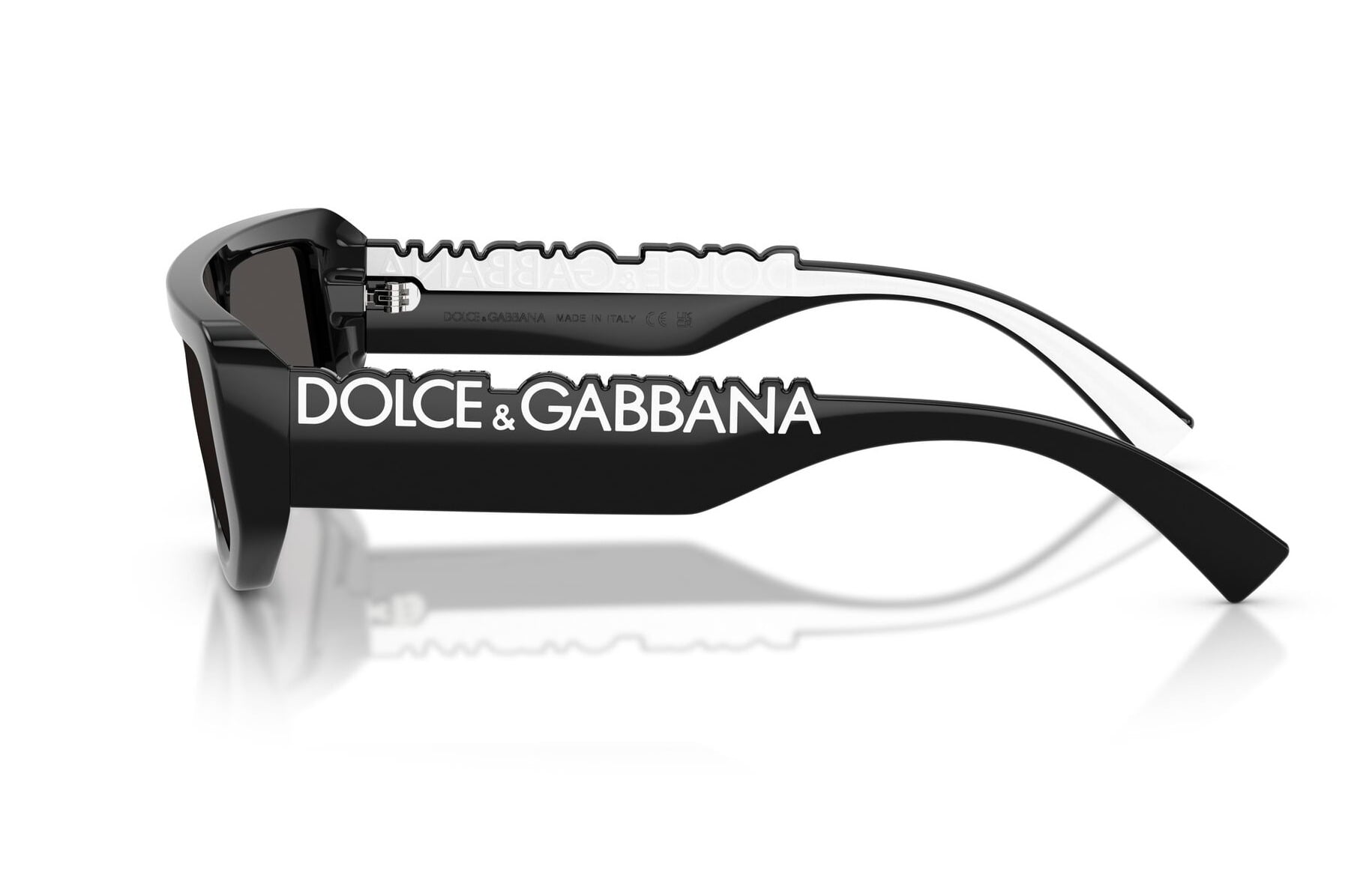 DOLCE & GABBANA 0DG6203 501/87 Sunglass — Black frame — view 3