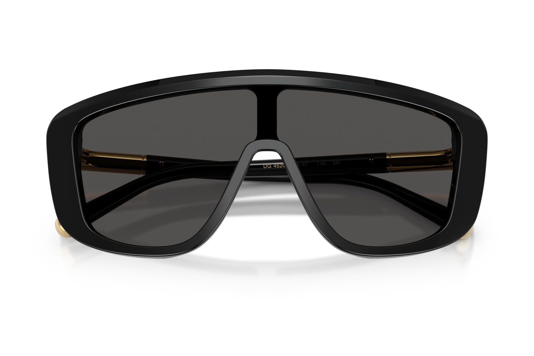 DOLCE & GABBANA 0DG4520 501/87 Sunglass — Black frame — view 4