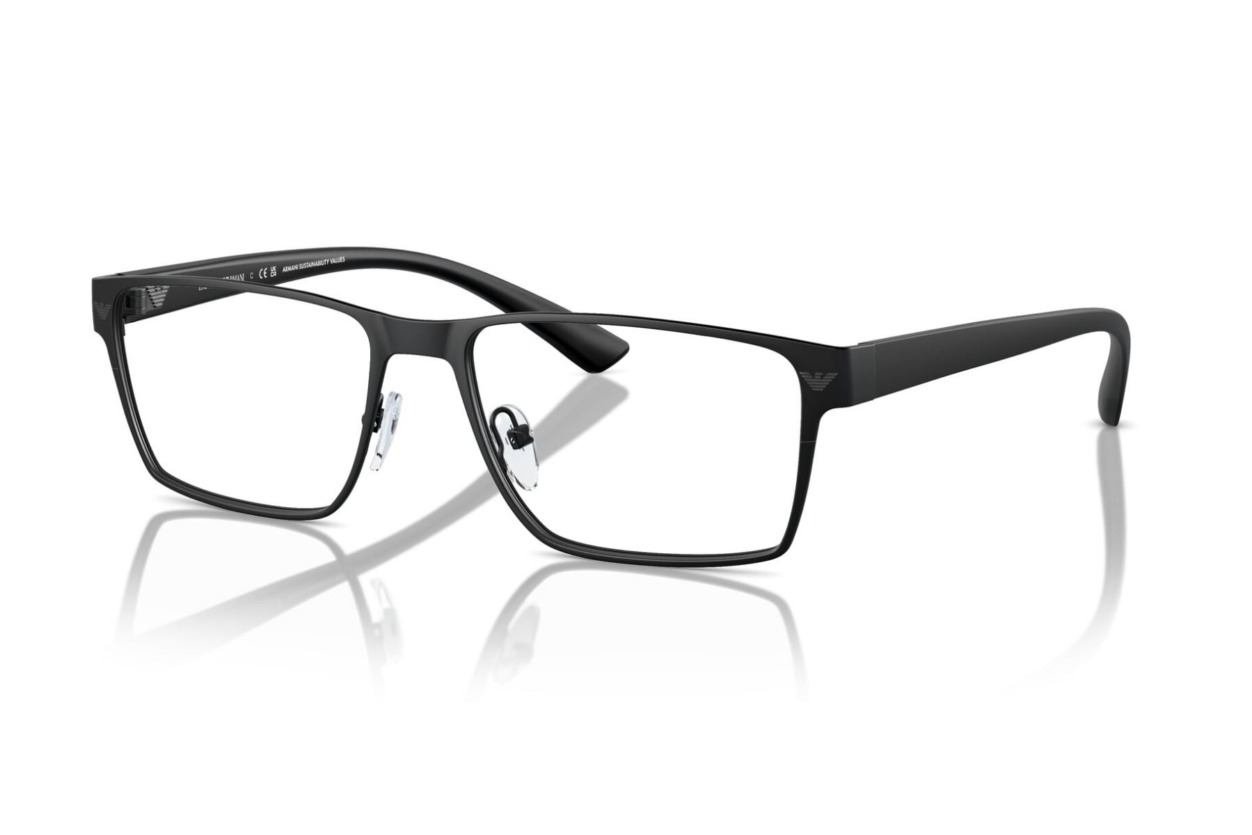 EMPORIO ARMANI 0EA1157 3001 Frame — Matt Black frame — view 1