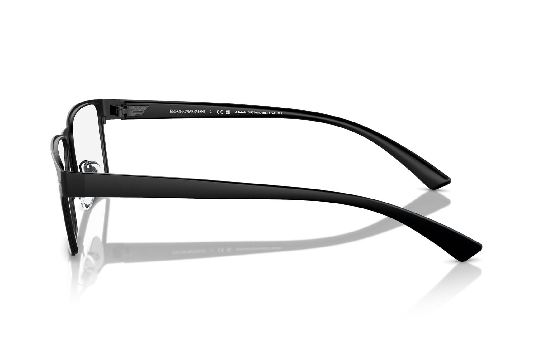 EMPORIO ARMANI 0EA1157 3001 Frame — Matt Black frame — view 3