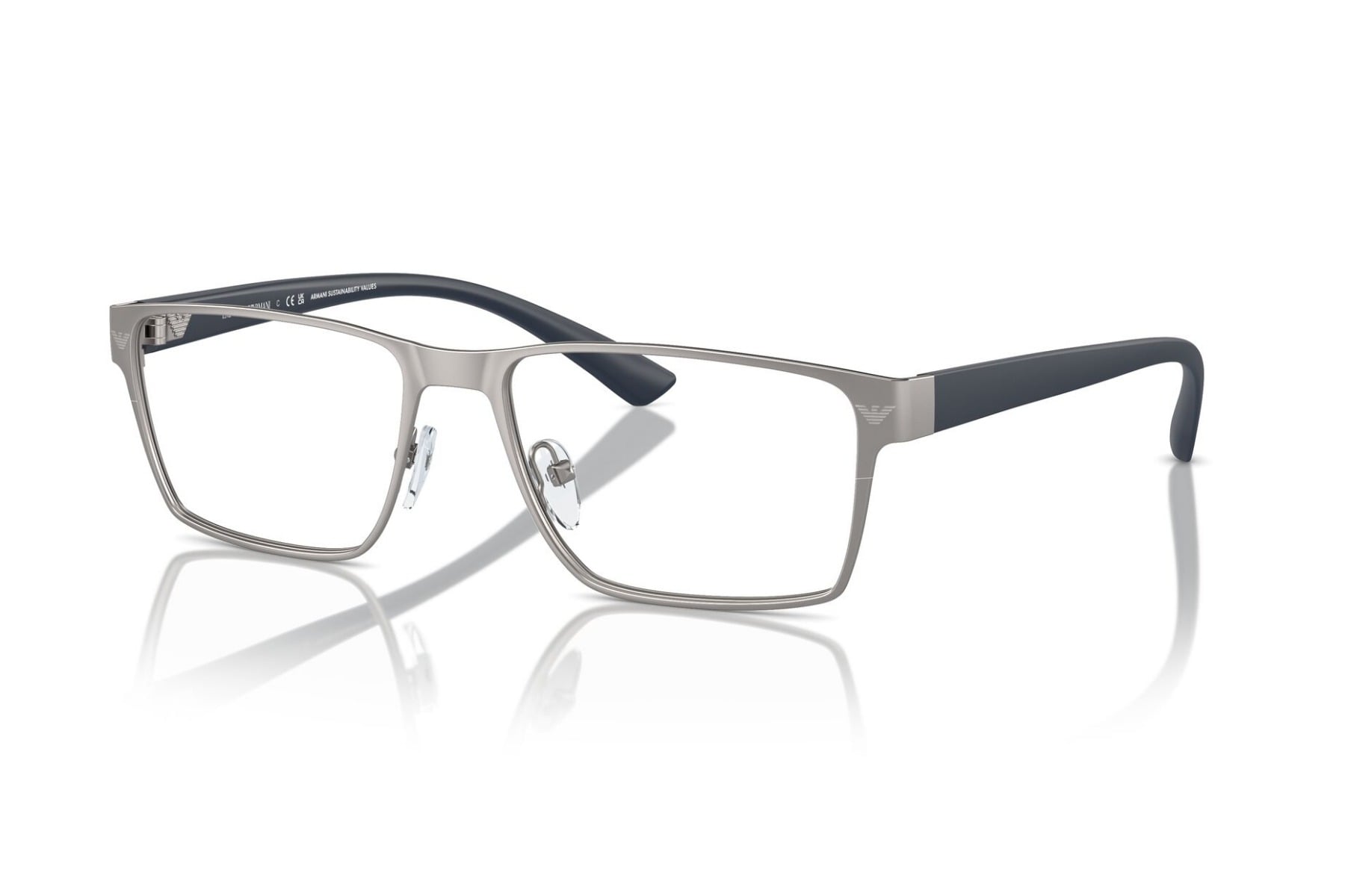 EMPORIO ARMANI 0EA1157 3003 Frame — Gun Metal frame — view 1