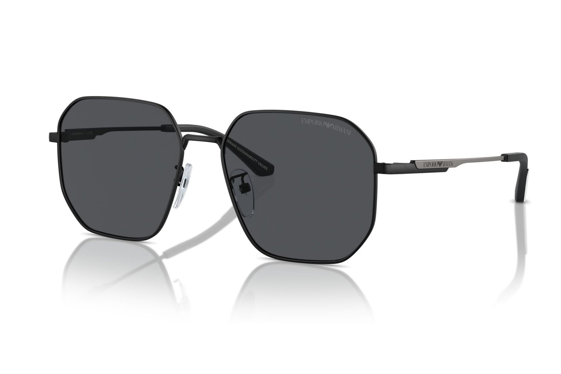 EMPORIO ARMANI 0EA2154D 300187 Sunglass — Matt Black frame — view 1