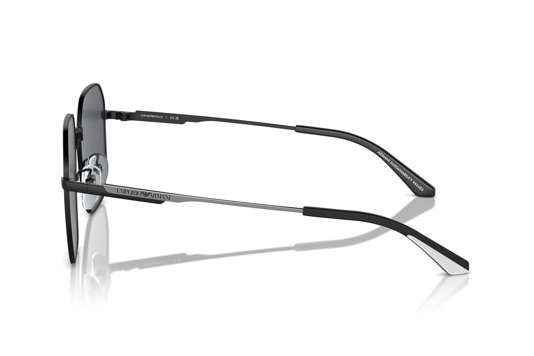 EMPORIO ARMANI 0EA2154D 300187 Sunglass — Matt Black frame — view 3