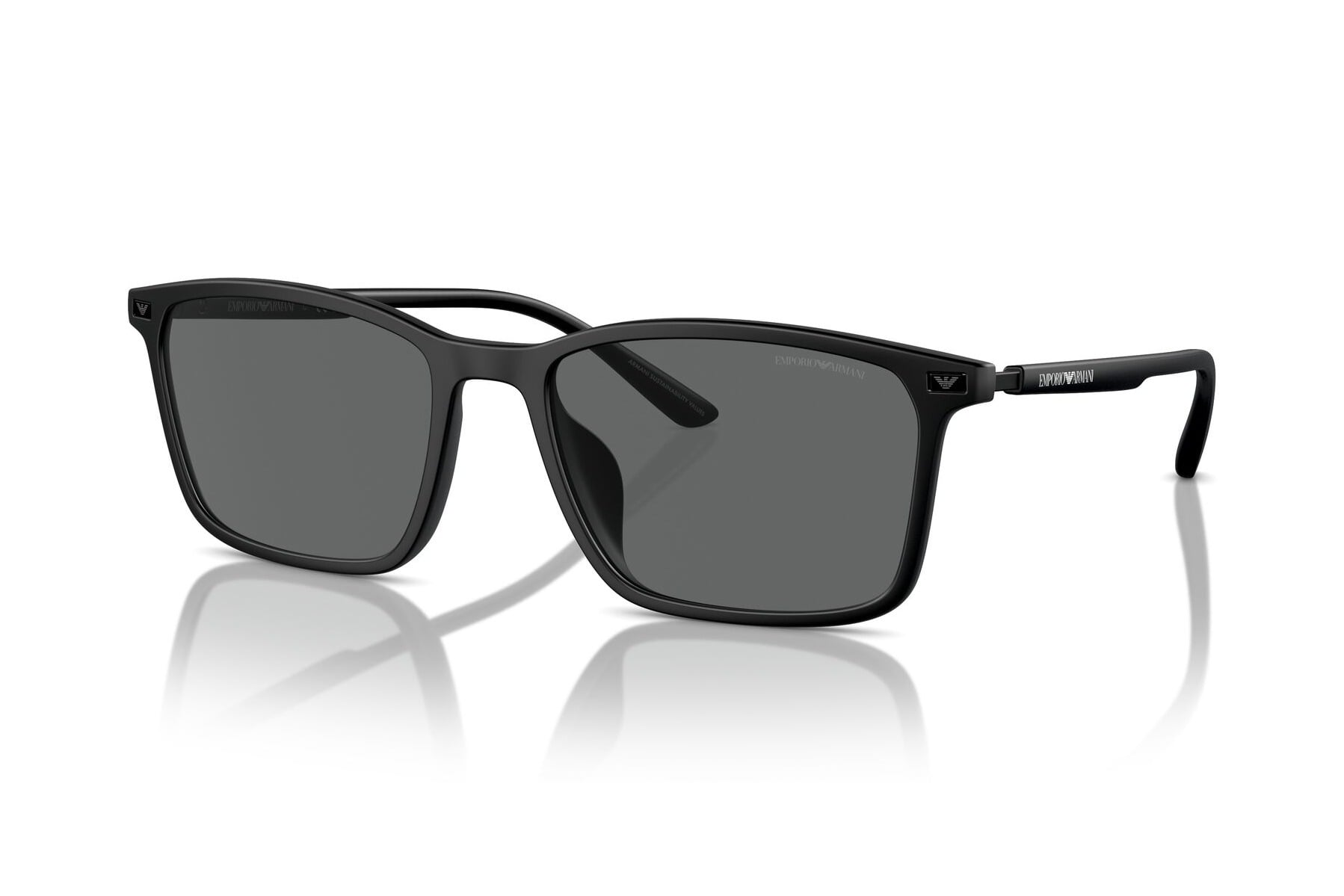 EMPORIO ARMANI 0EA4223U 500187 Sunglass — Matt Black frame — view 2