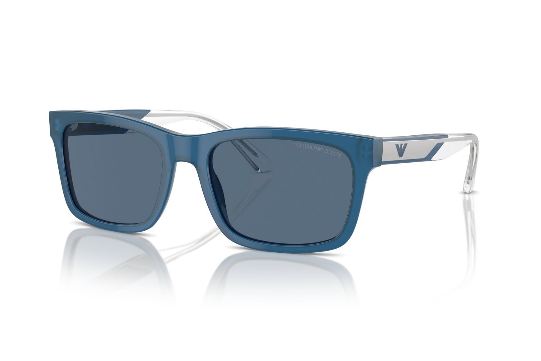 EMPORIO ARMANI 0EA4224 609280 Sunglass — Blue frame — view 1