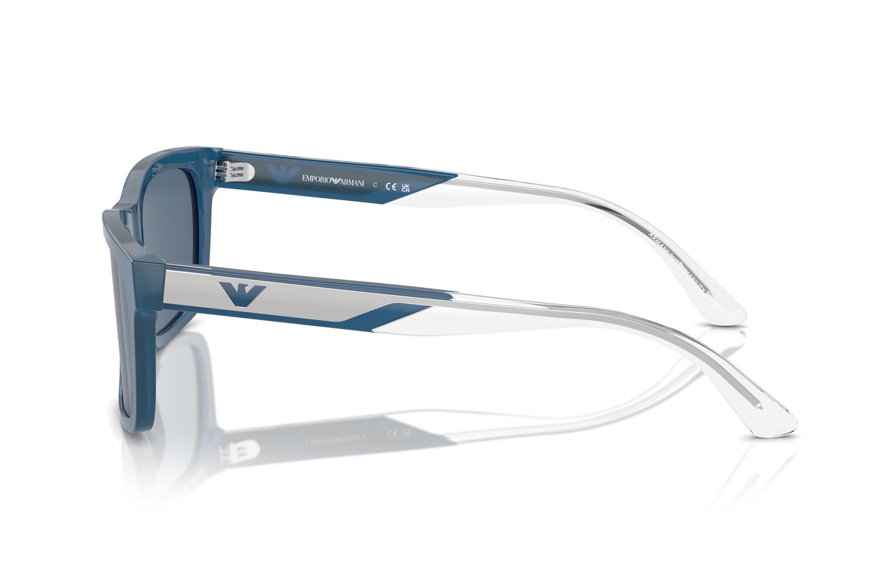 EMPORIO ARMANI 0EA4224 609280 Sunglass — Blue frame — view 3