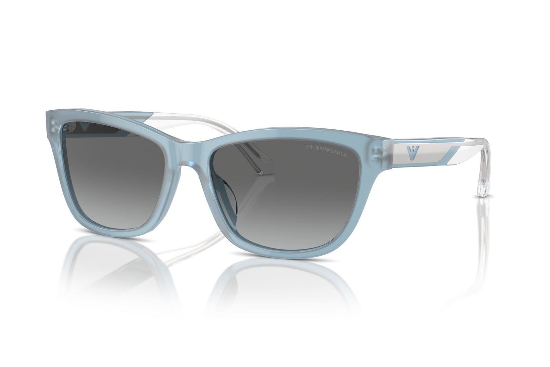 EMPORIO ARMANI 0EA4227U 609611 Sunglass — Blue frame — view 1