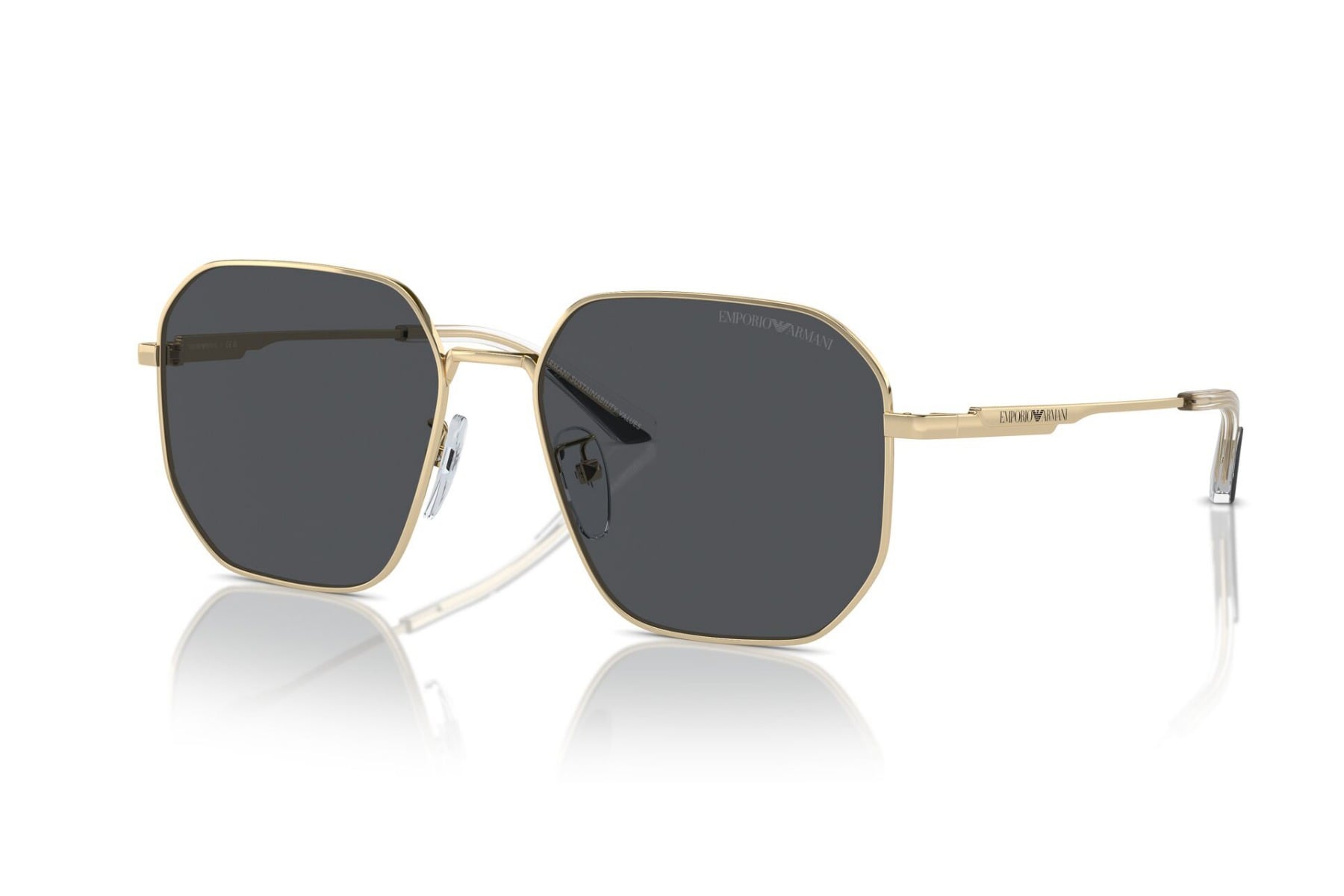 EMPORIO ARMANI 0EA2154D 301387 Sunglass — Gold frame — view 1