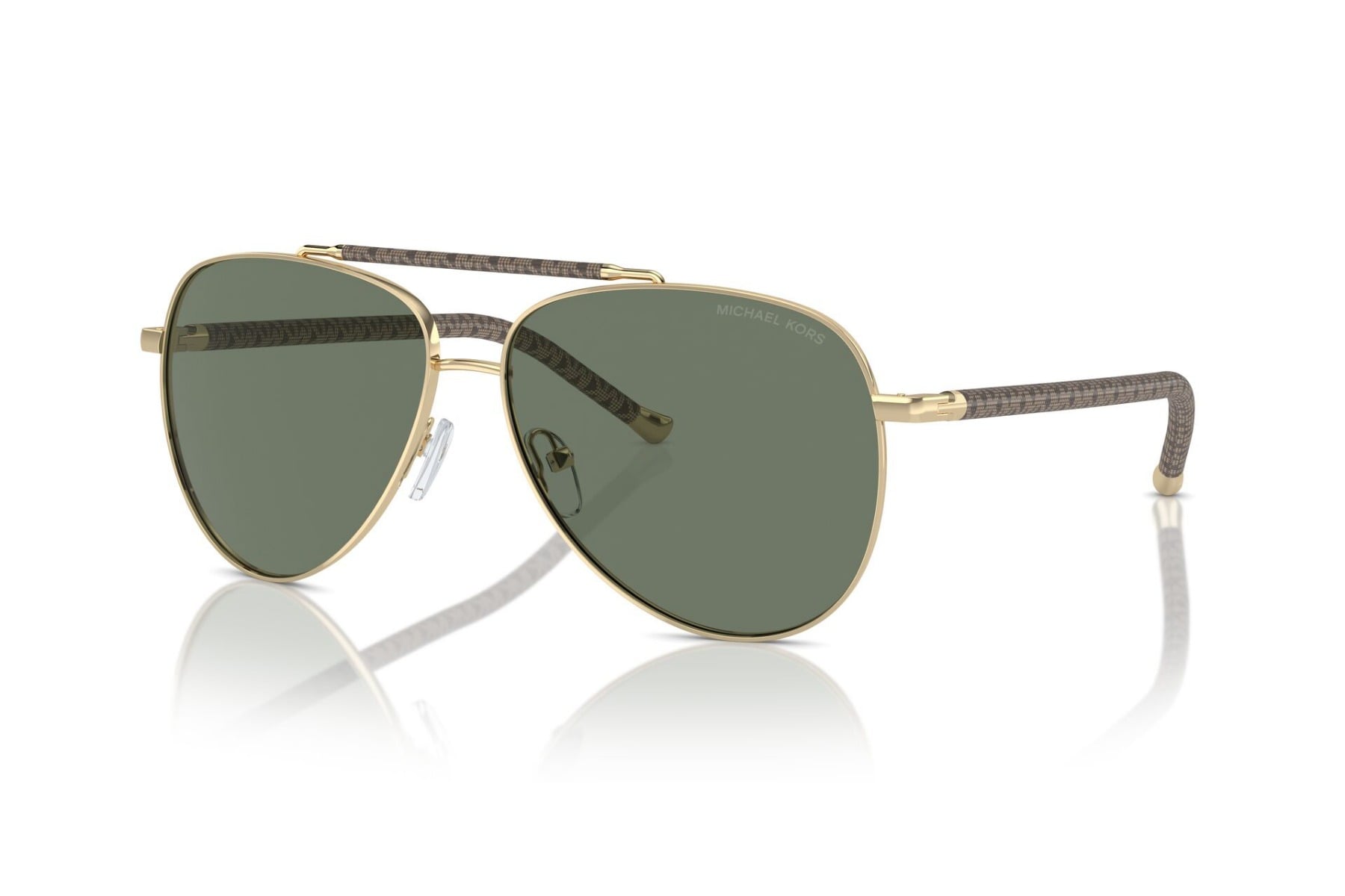MICHAEL KORS 0MK1146 10143H Sunglass — Light Gold frame — view 2
