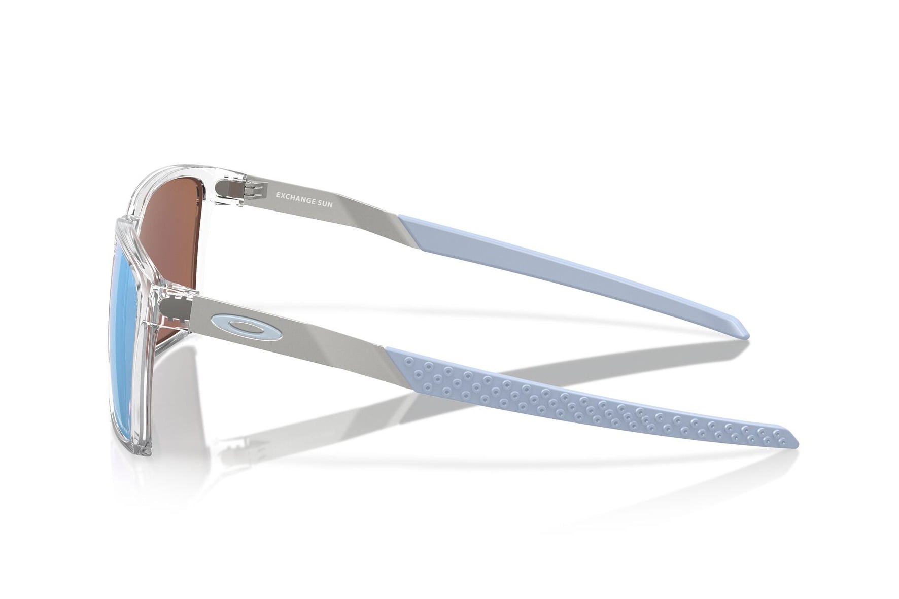 Oakley 0OO9483 Sunglass Transparent Unisex Full Metal Sunglass — Transparent frame — view 3