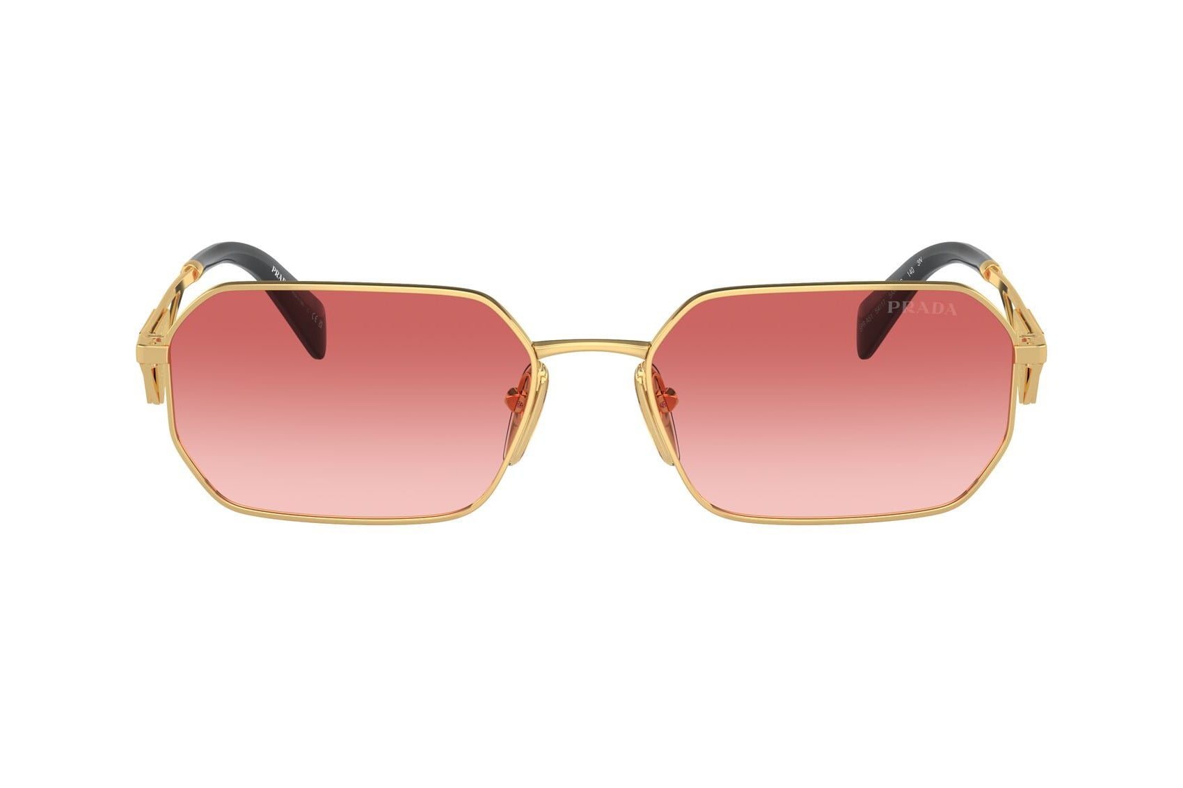 Prada 0PRA51S Sunglass Gold Female Full Metal — Gold frame