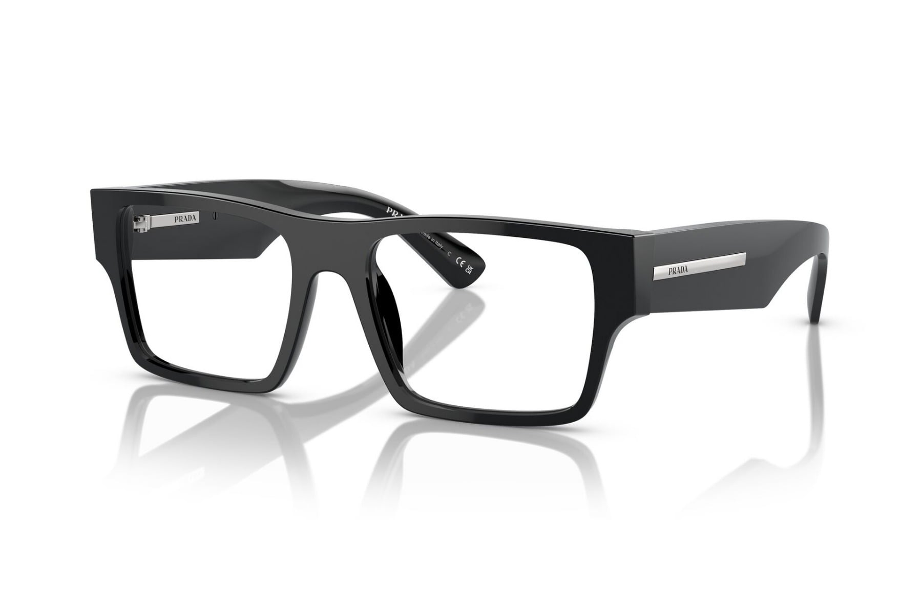 PRADA 0PRA08V 16K1O1 Frame — Black frame — view 1