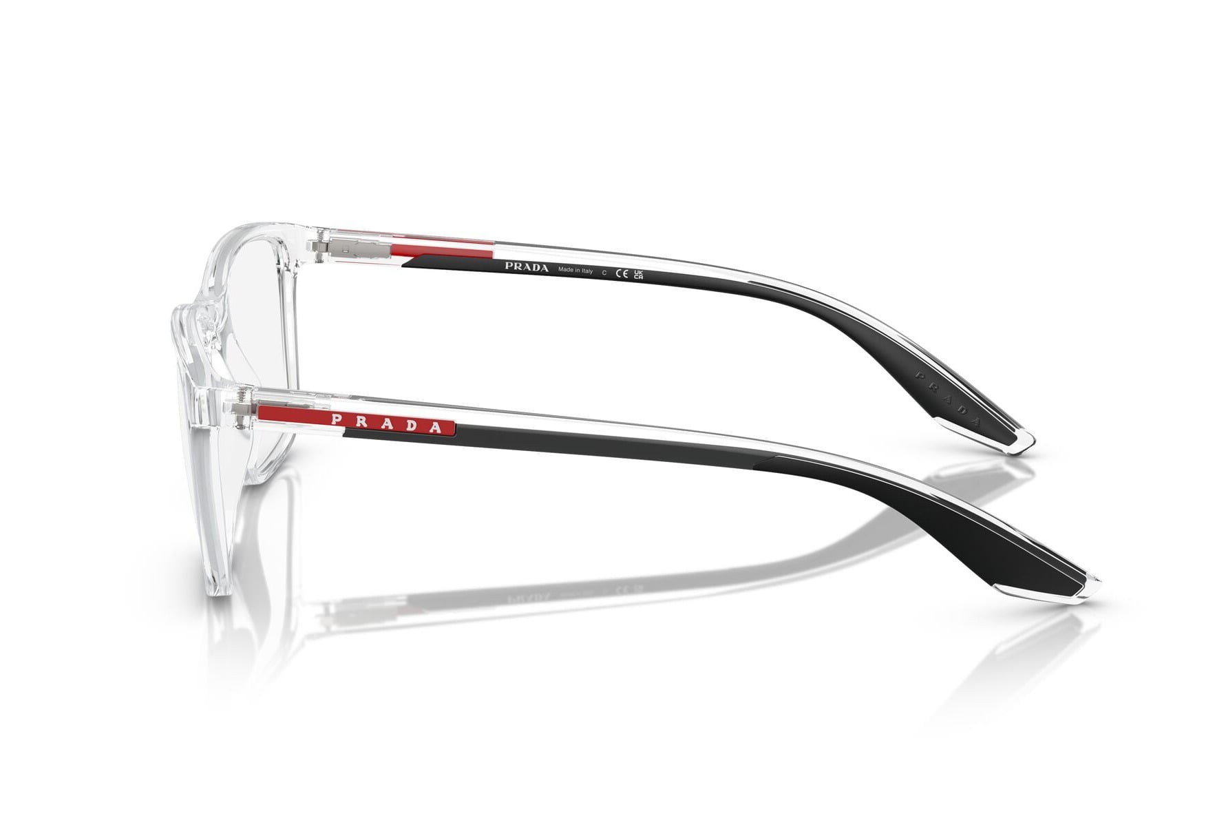 PRADA 0PS01QV 2AZ1O1 Frame — Transparent frame — view 3