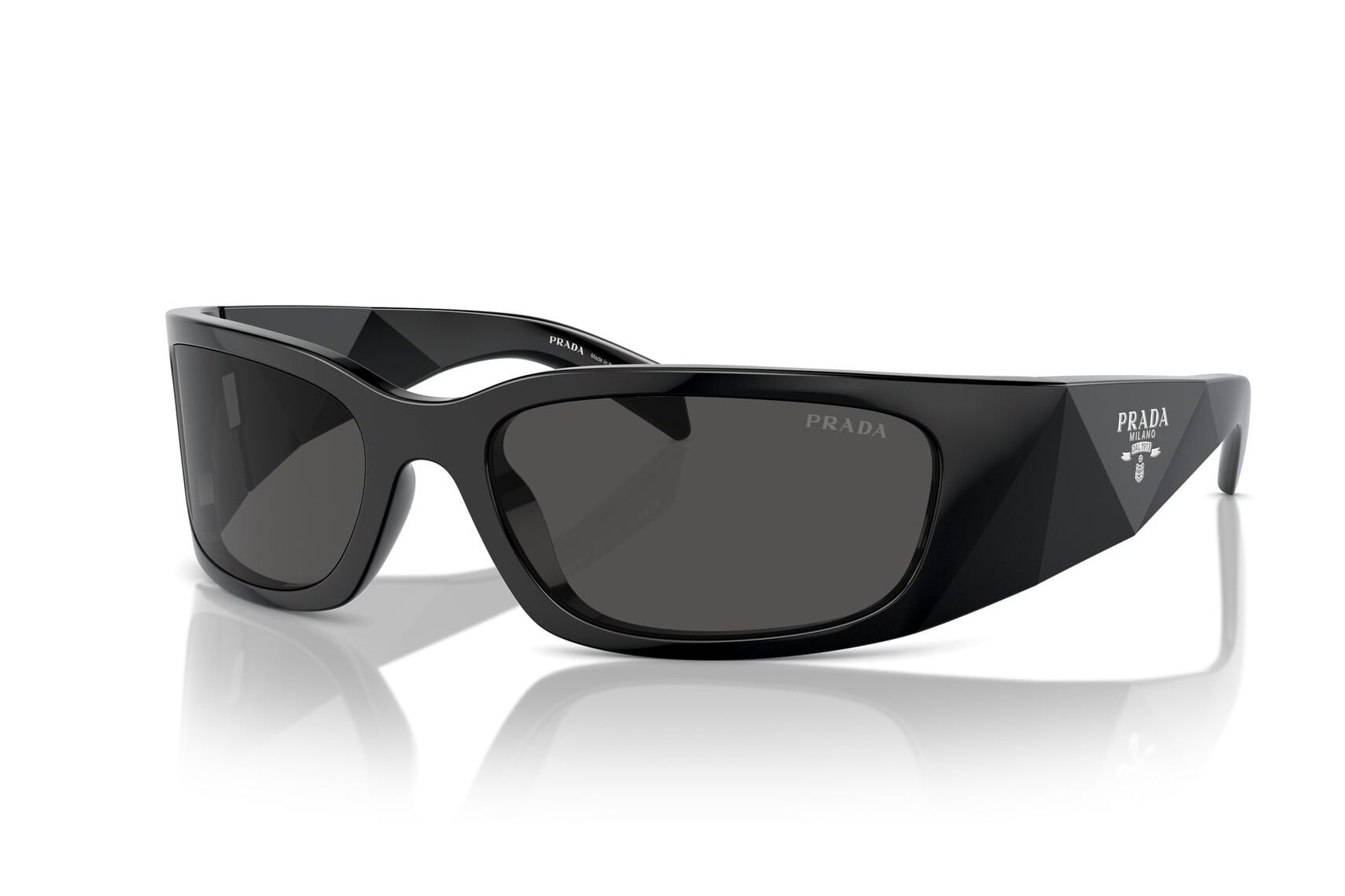 PRADA 0PRA14S 1AB5S0 Sunglass — Black frame — view 1