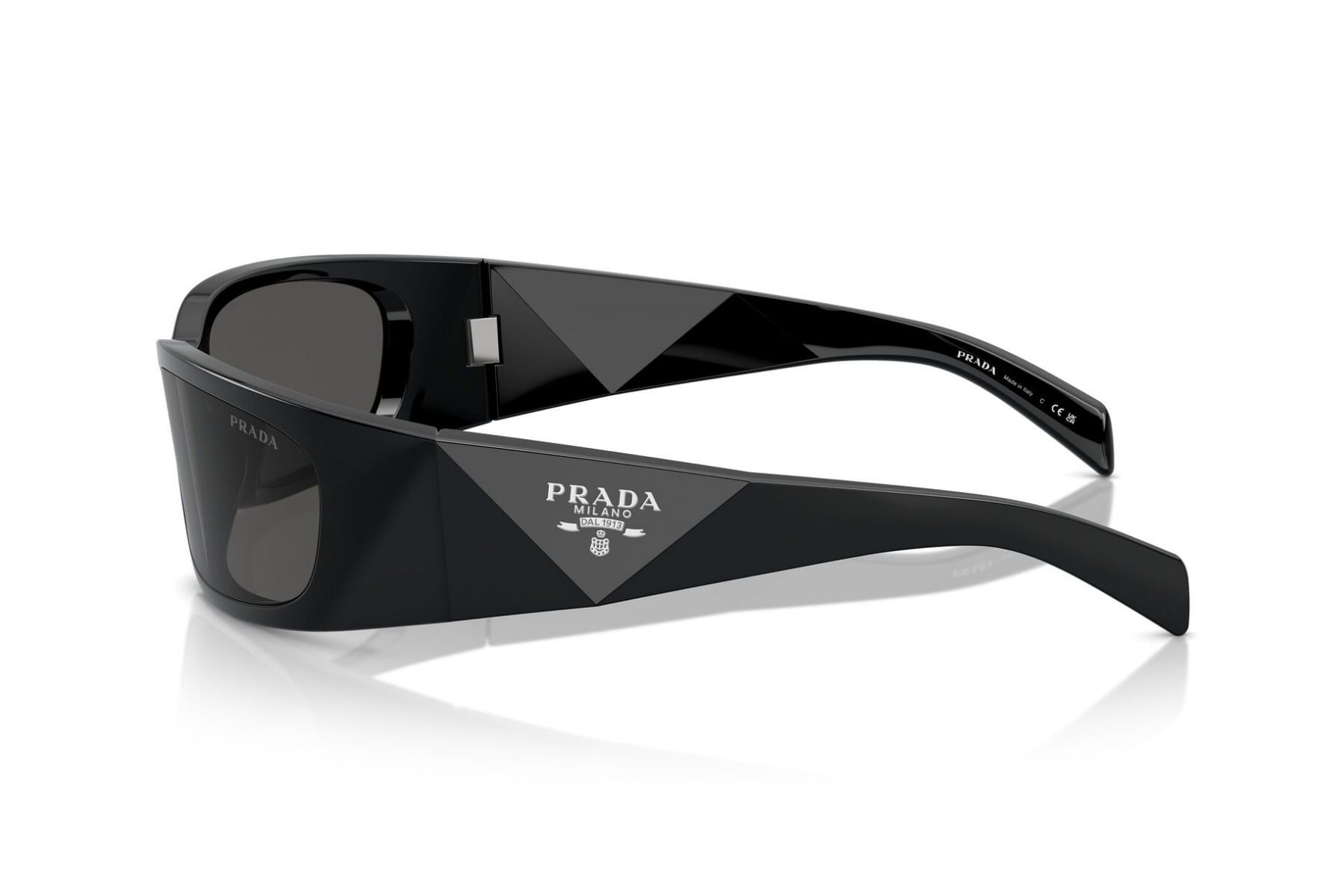 PRADA 0PRA14S 1AB5S0 Sunglass — Black frame — view 3