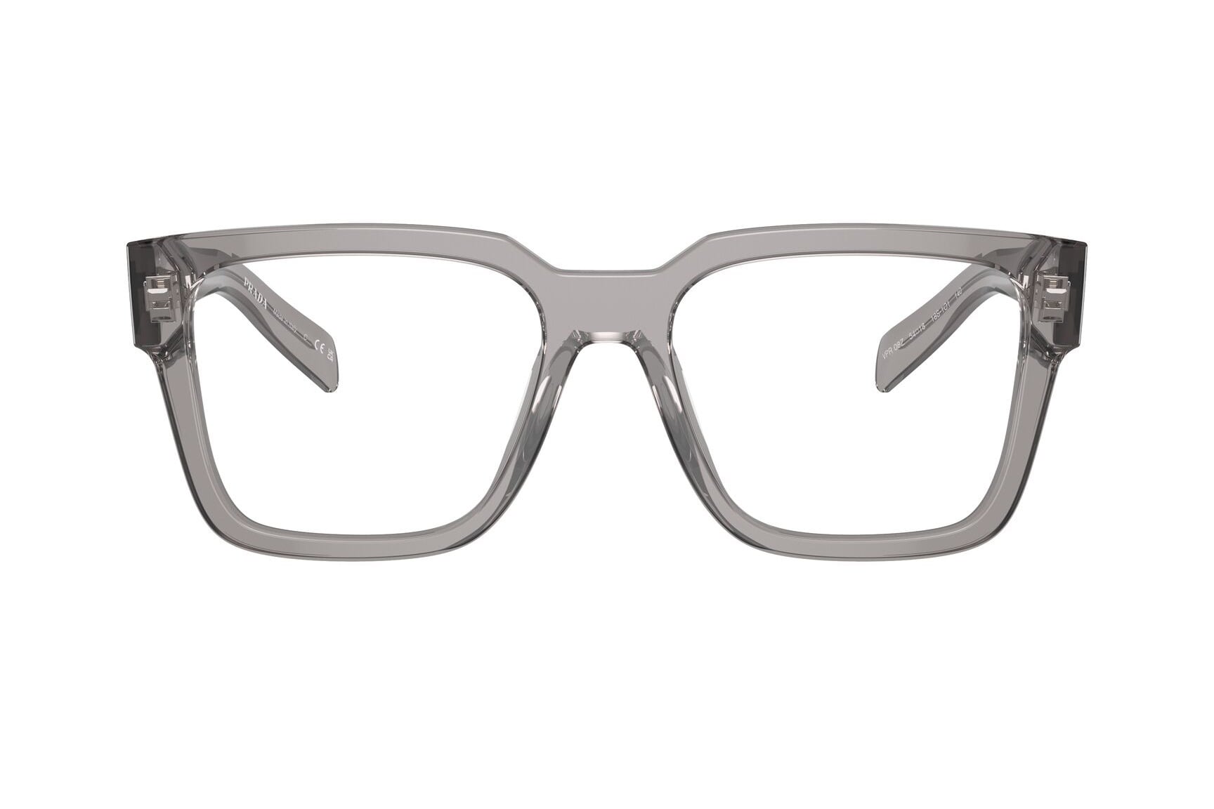 Prada 0PR08ZV Frame Transparent Grey Male Full Shell — Transparent Grey frame