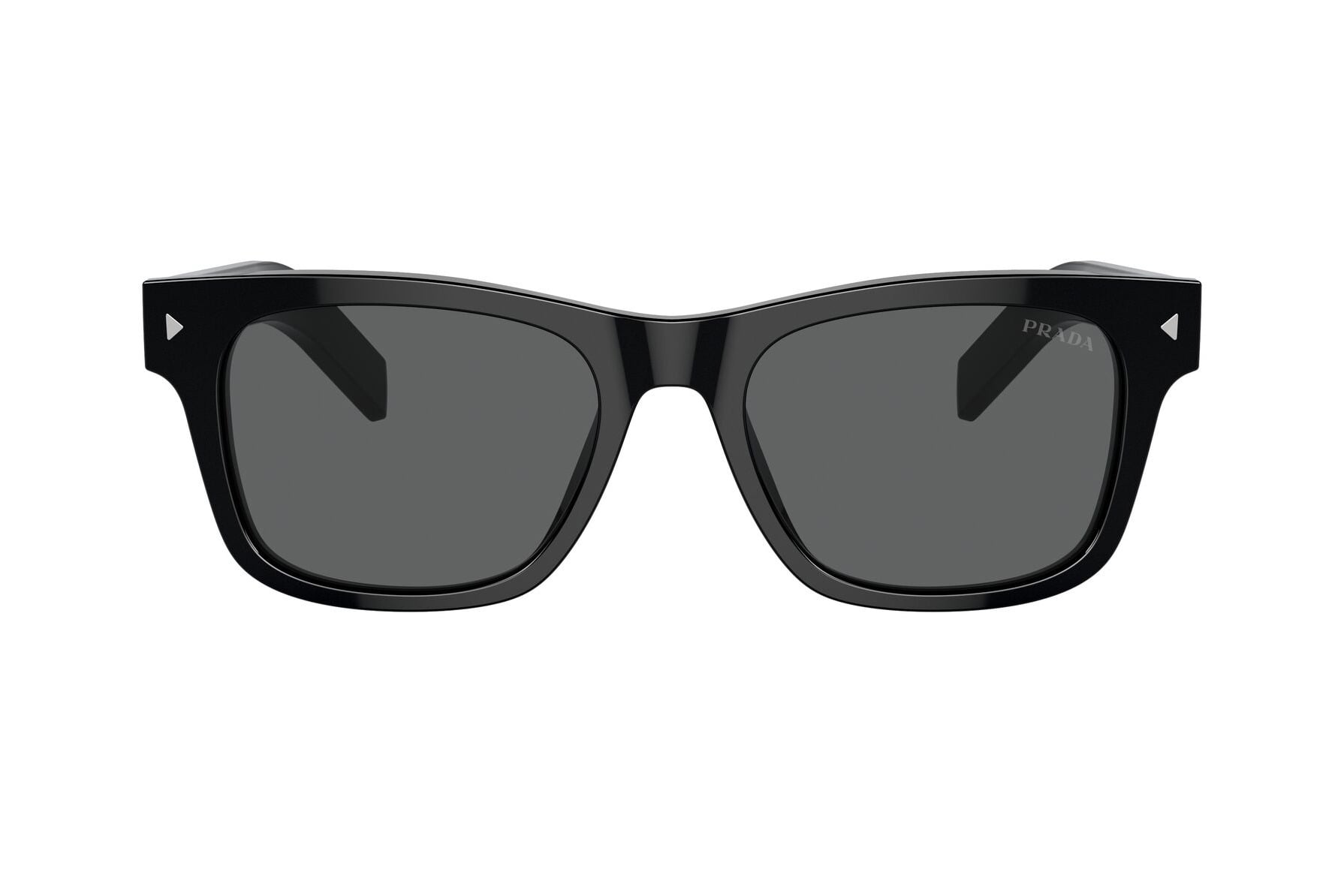 Prada 0PRA17S Sunglass Black Male Full Shell — Black frame
