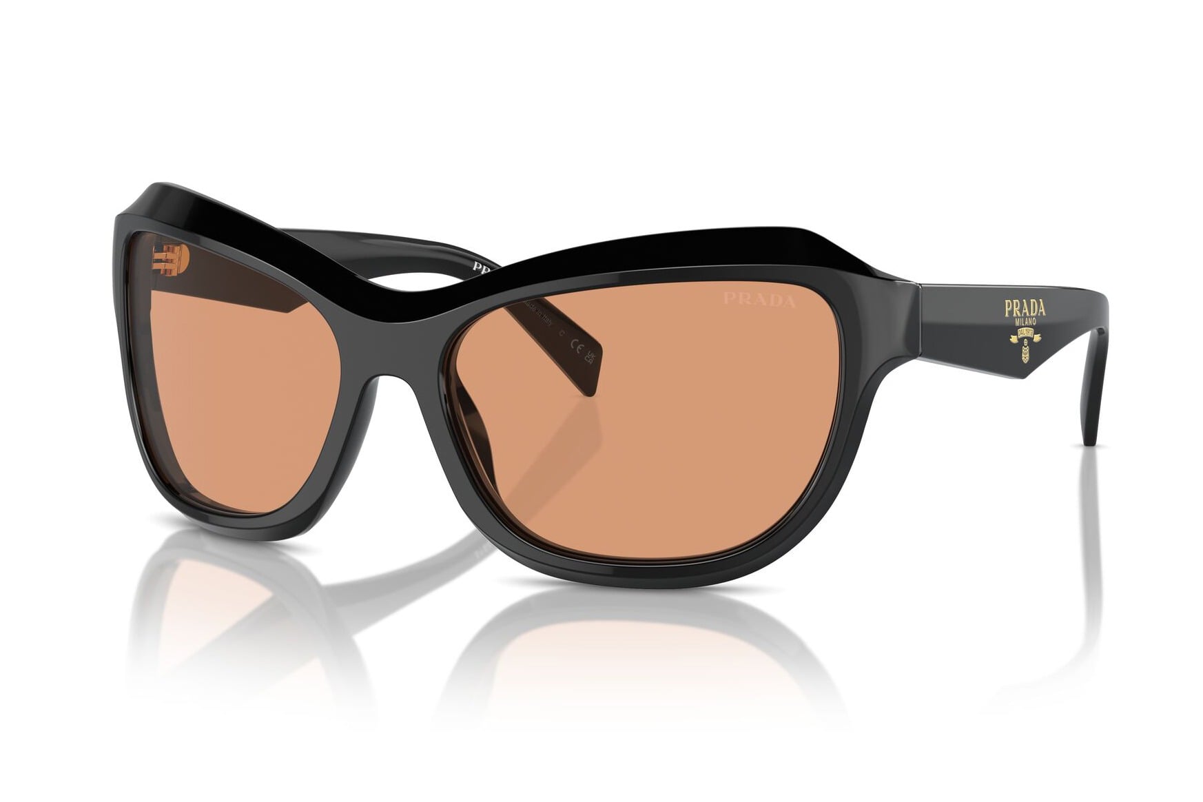 PRADA 0PRA27S 16K07V Sunglass — Black frame — view 2