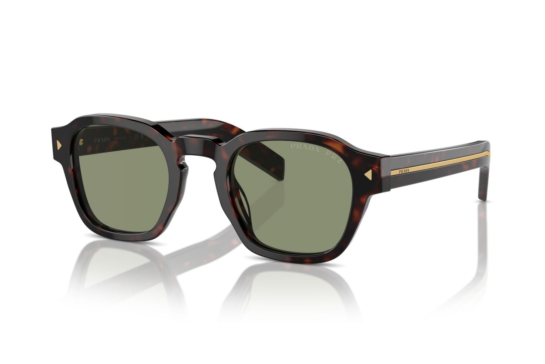 PRADA 0PRA16S 17N-20G Sunglass — Tortoise frame — view 1