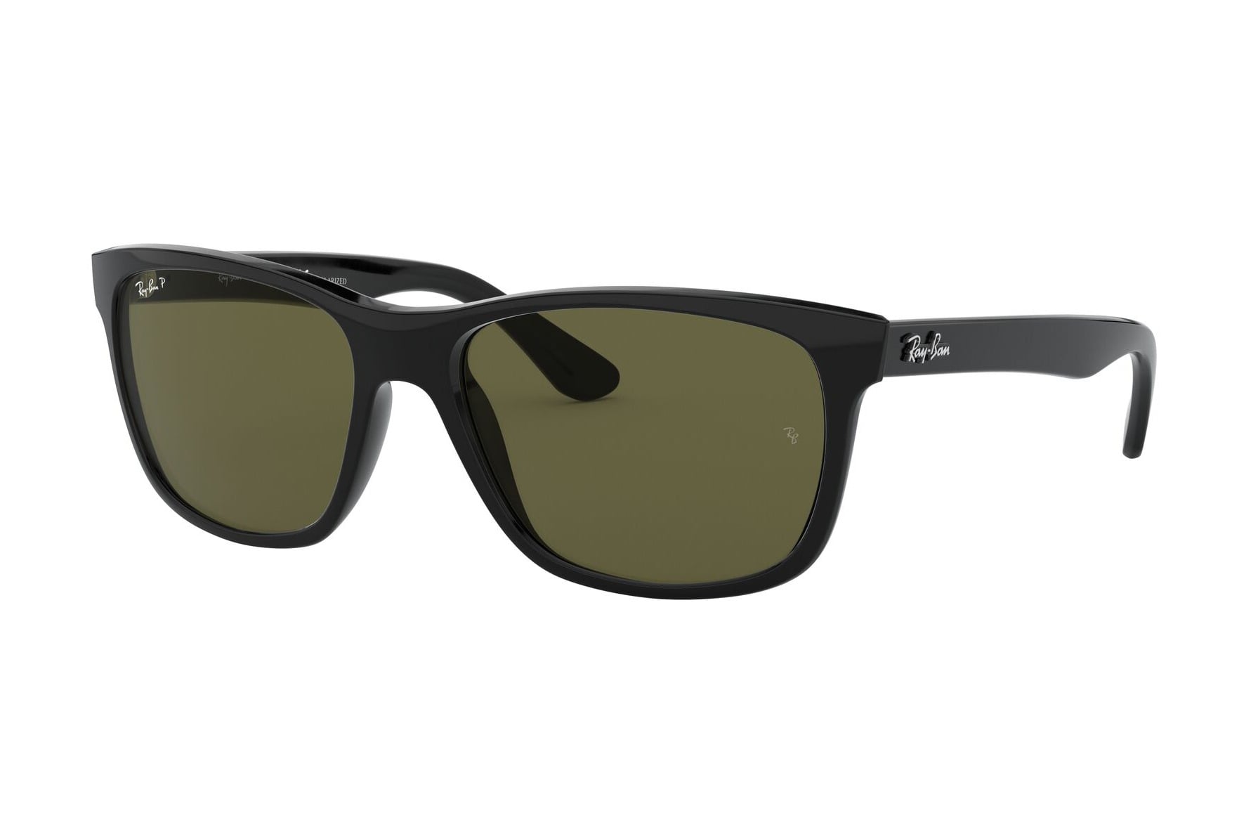RAYBAN 0RB4181 601/9A Sunglass — Black frame — view 1