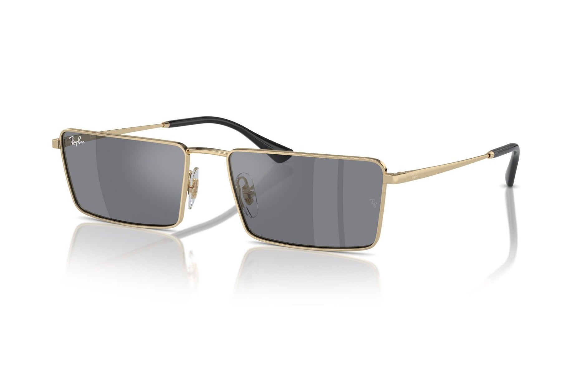 RAYBAN 0RB3741 92316V Sunglass — Light Gold frame — view 1