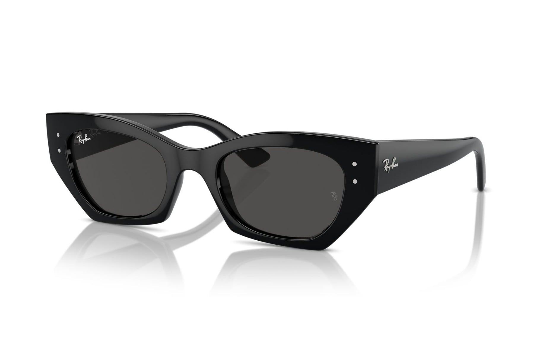 RAYBAN 0RB4430 667787 Sunglass — Black frame — view 1