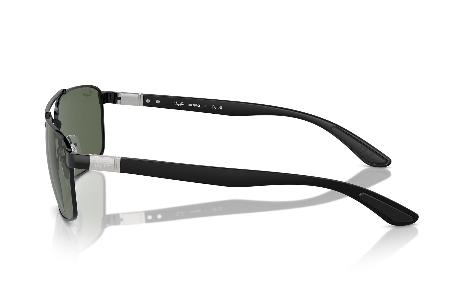 RAYBAN 0RB3737 002/71 Sunglass — Black frame — view 3