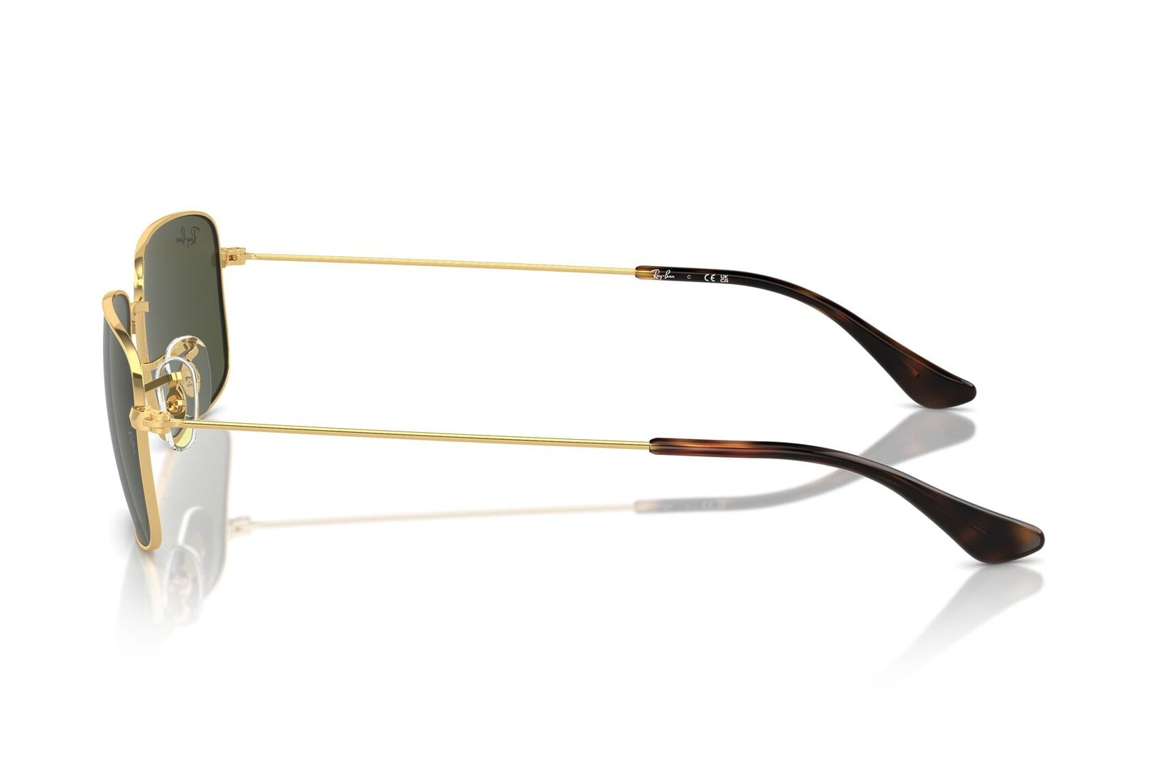 RAYBAN 0RB3739I 001/31 Sunglass — Gold frame — view 3