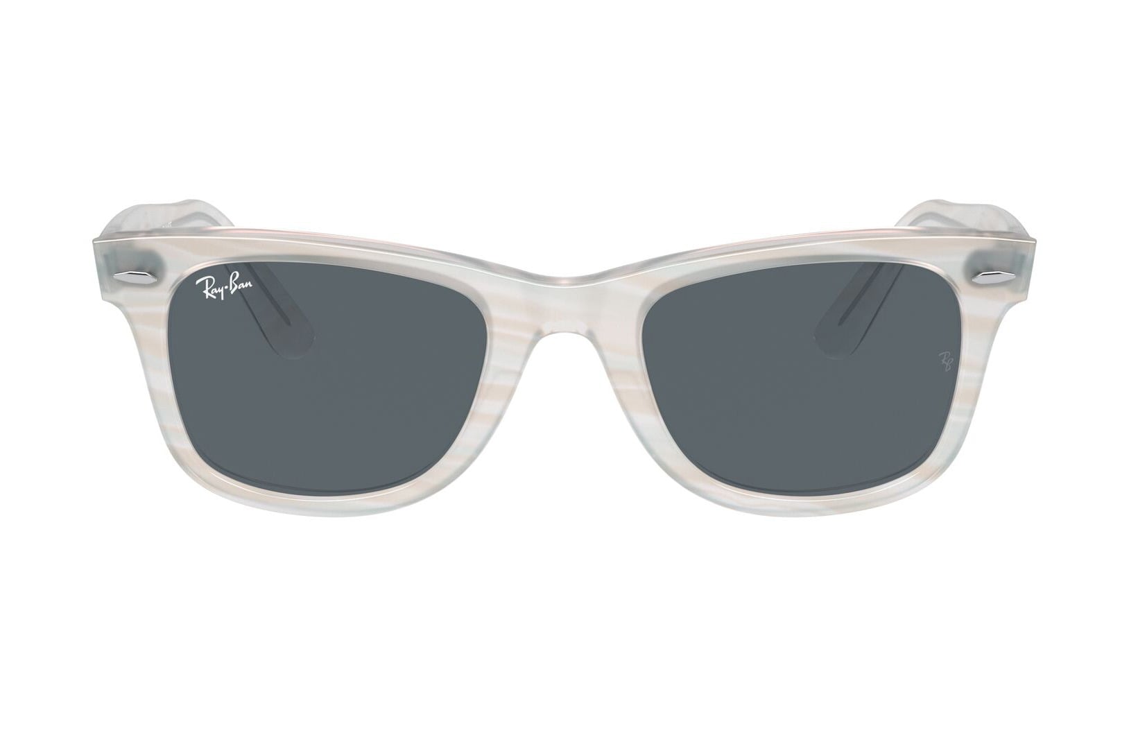 Rayban 0RB2140 Sunglass Transparent Blue Unisex Full Shell — Transparent Blue frame