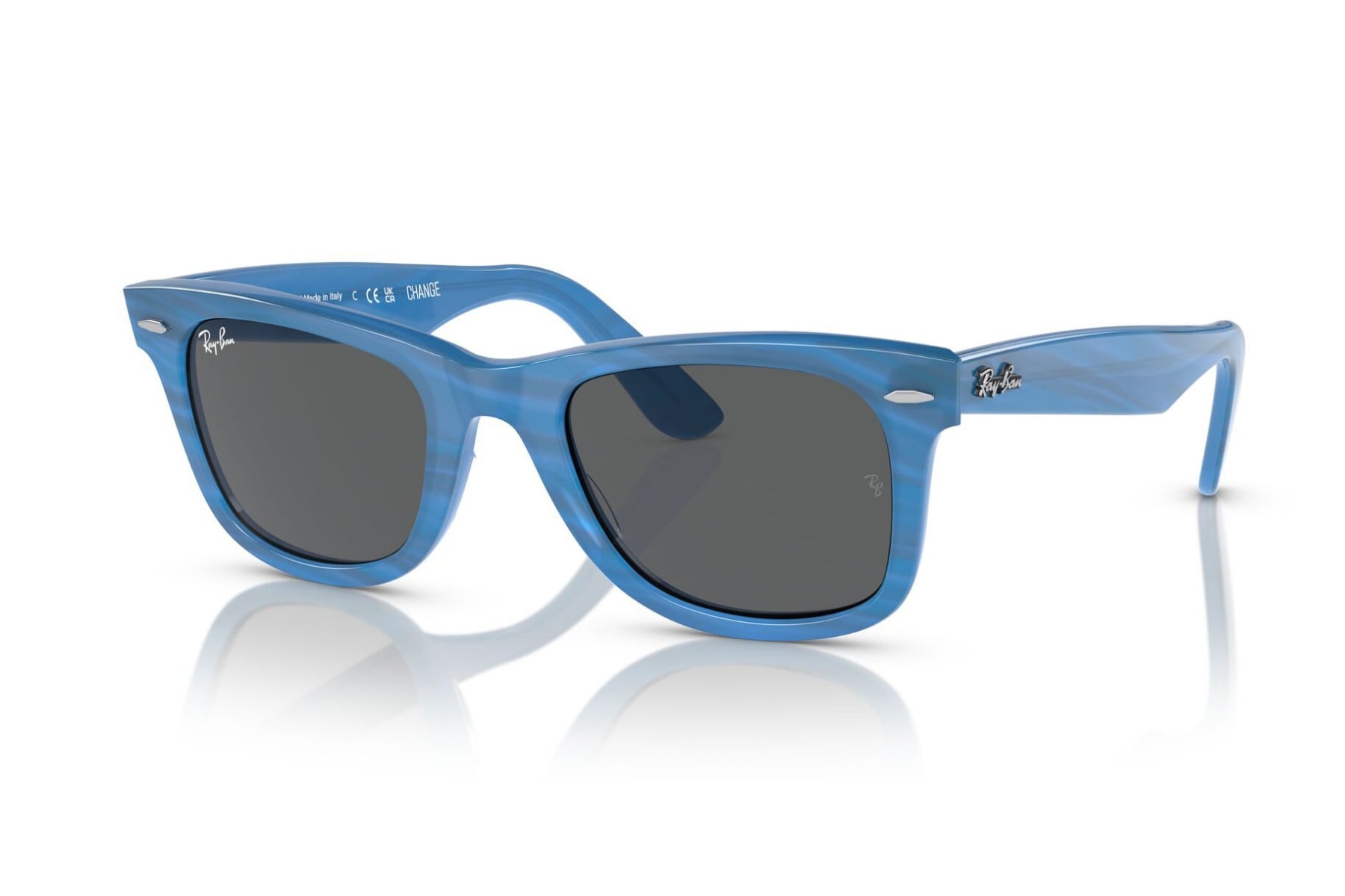 RAYBAN 0RB2140 1409/B1 Sunglass — Blue frame — view 2