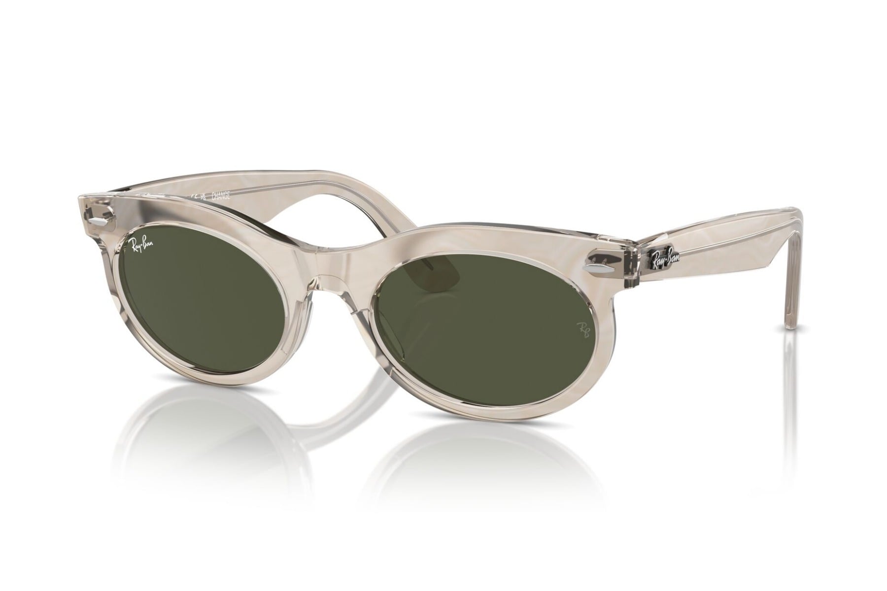 RAYBAN 0RB2242 138331 Sunglass — Transparent Grey frame — view 2